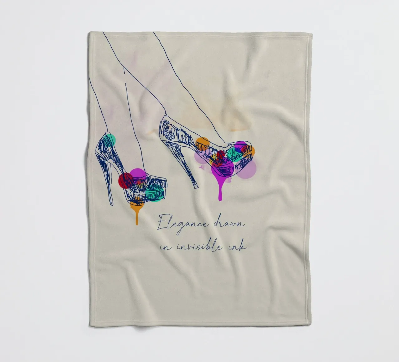 Sketch of Style coperta in pile da Indigo Rain