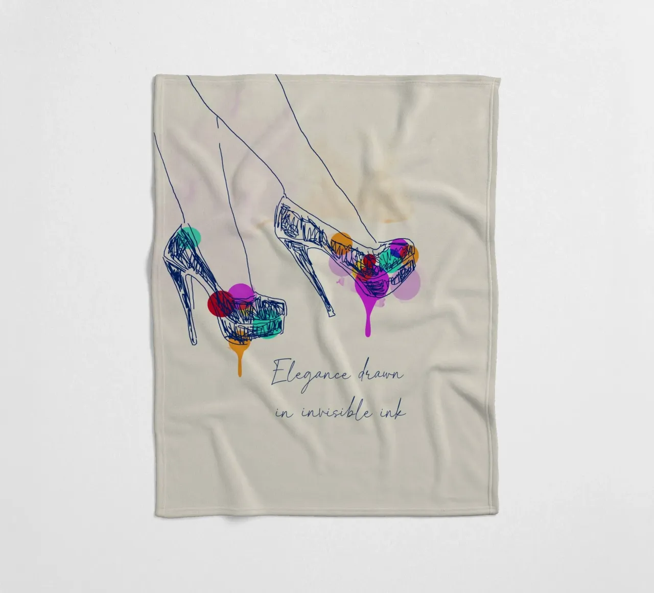 Sketch of Style coperta in pile da Indigo Rain