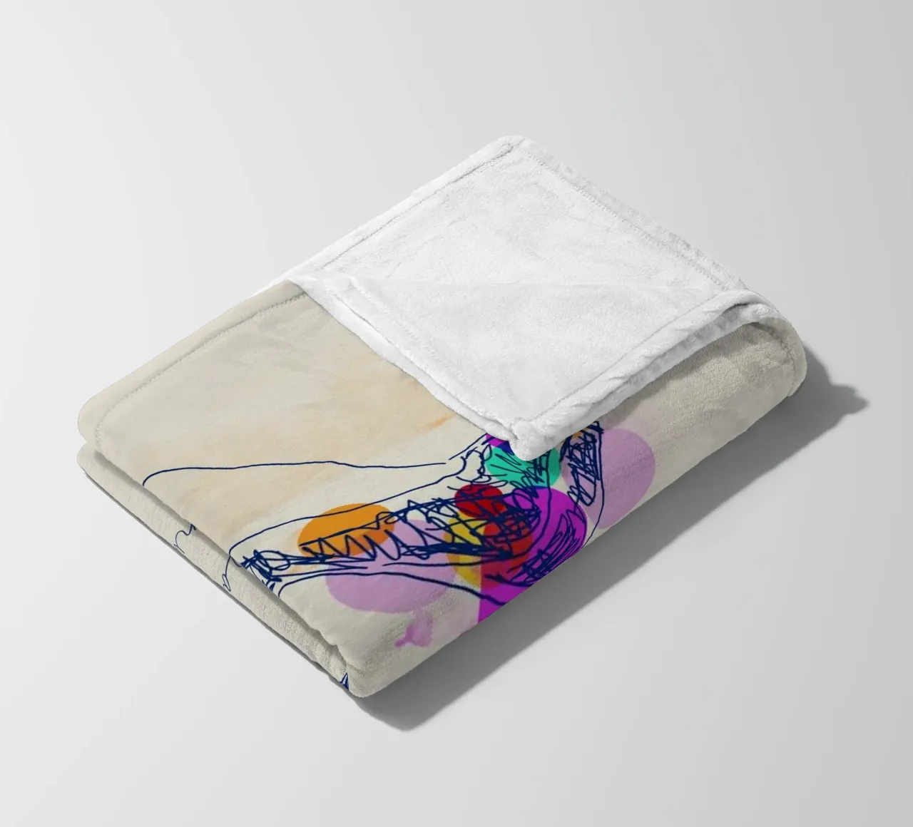 Sketch of Style coperta in pile da Indigo Rain