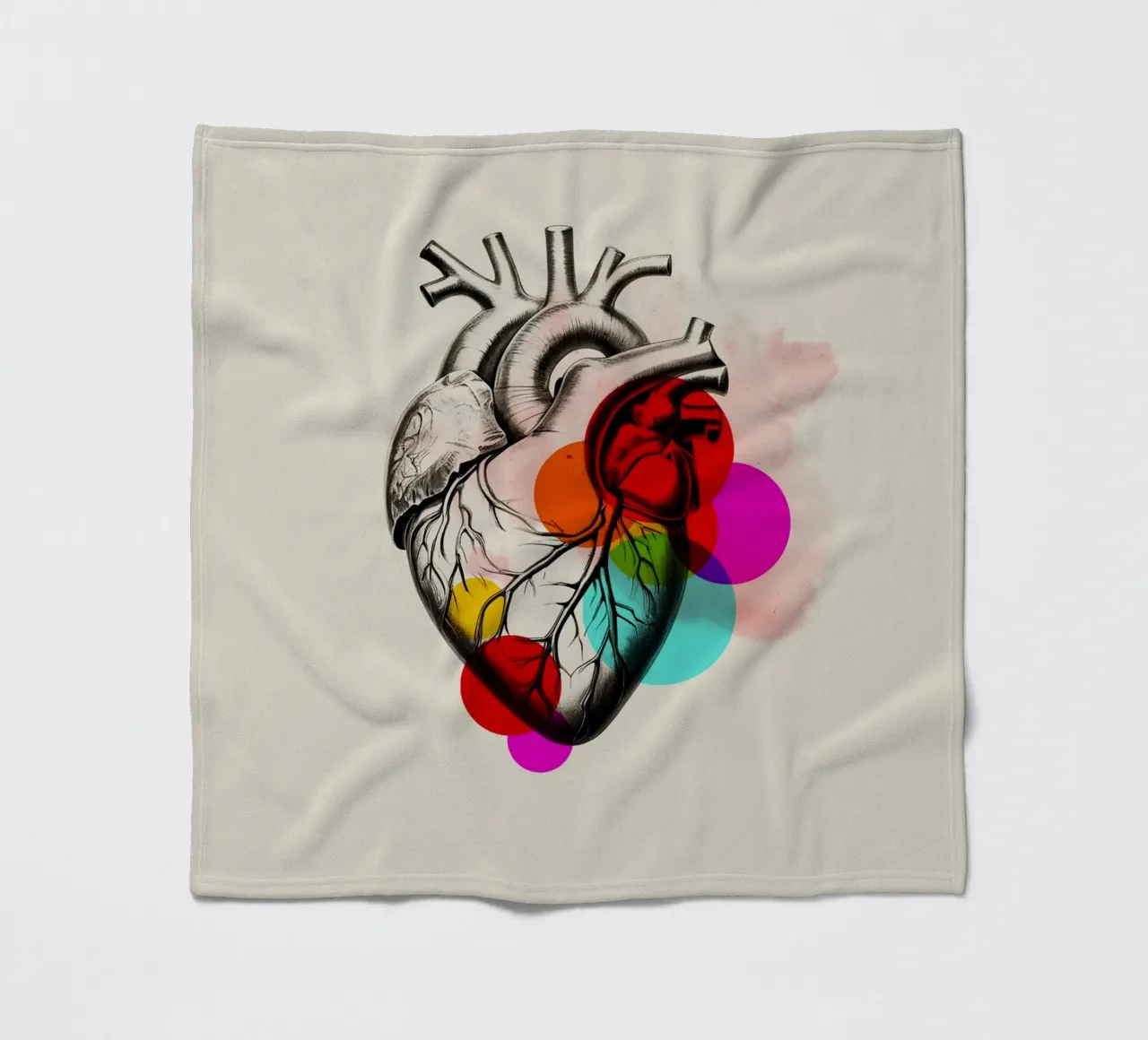 Heartbeat in Color coperta in pile da Indigo Rain