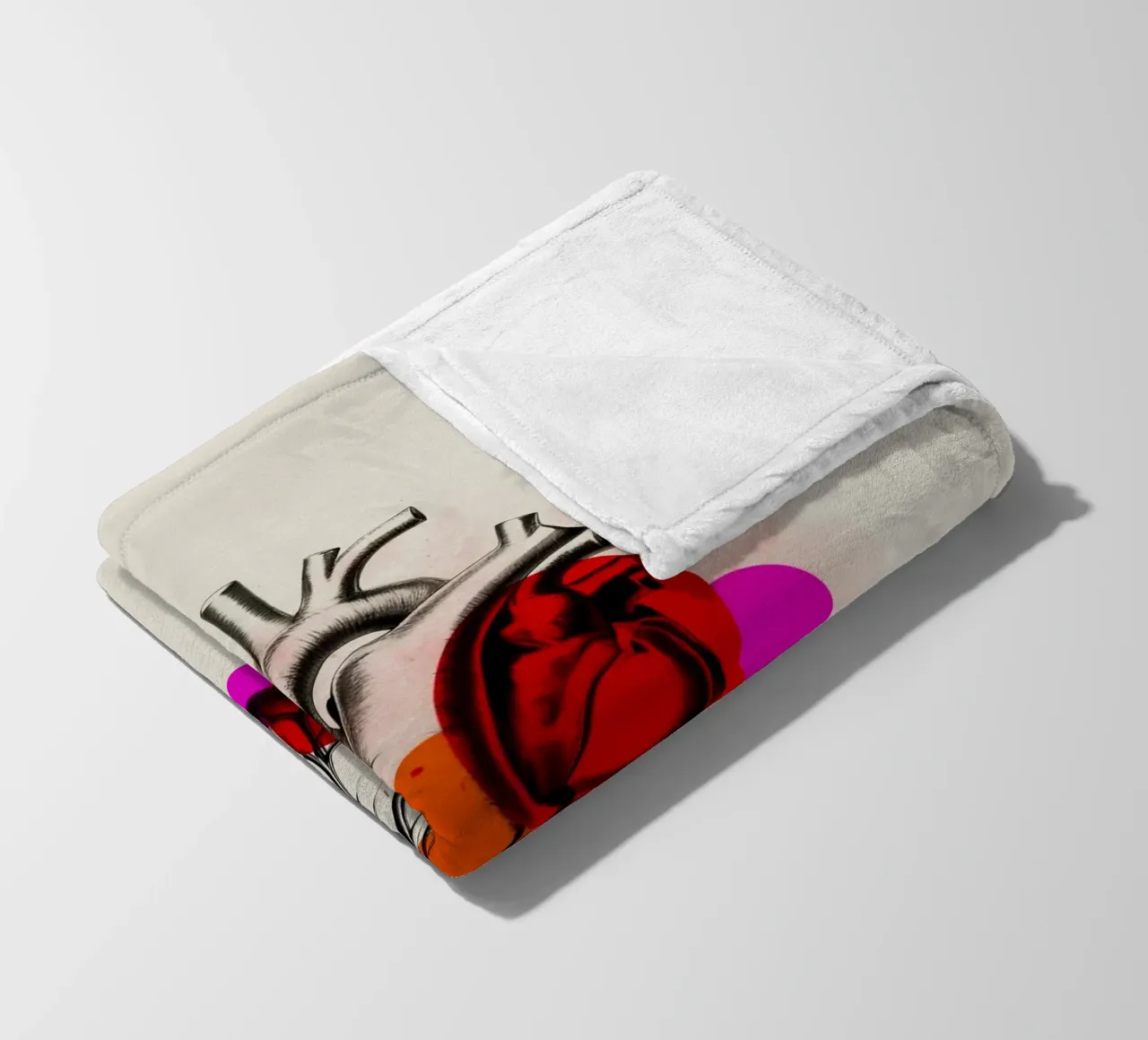 Heartbeat in Color coperta in pile da Indigo Rain