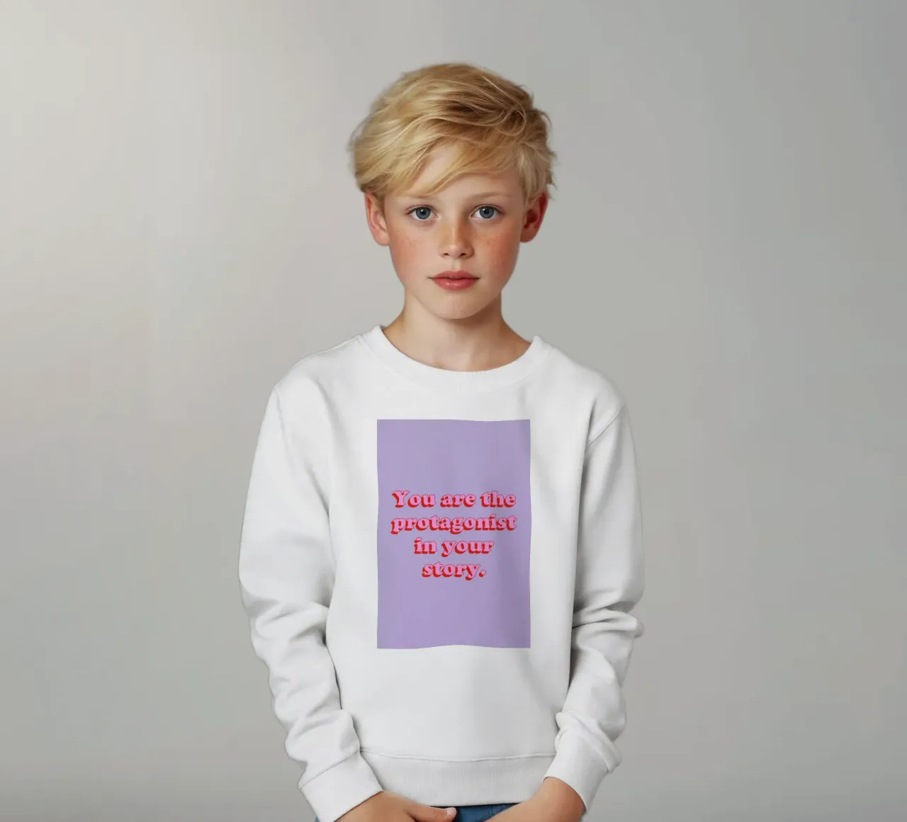 You Are The Protagonist felpa bambino da Studio One