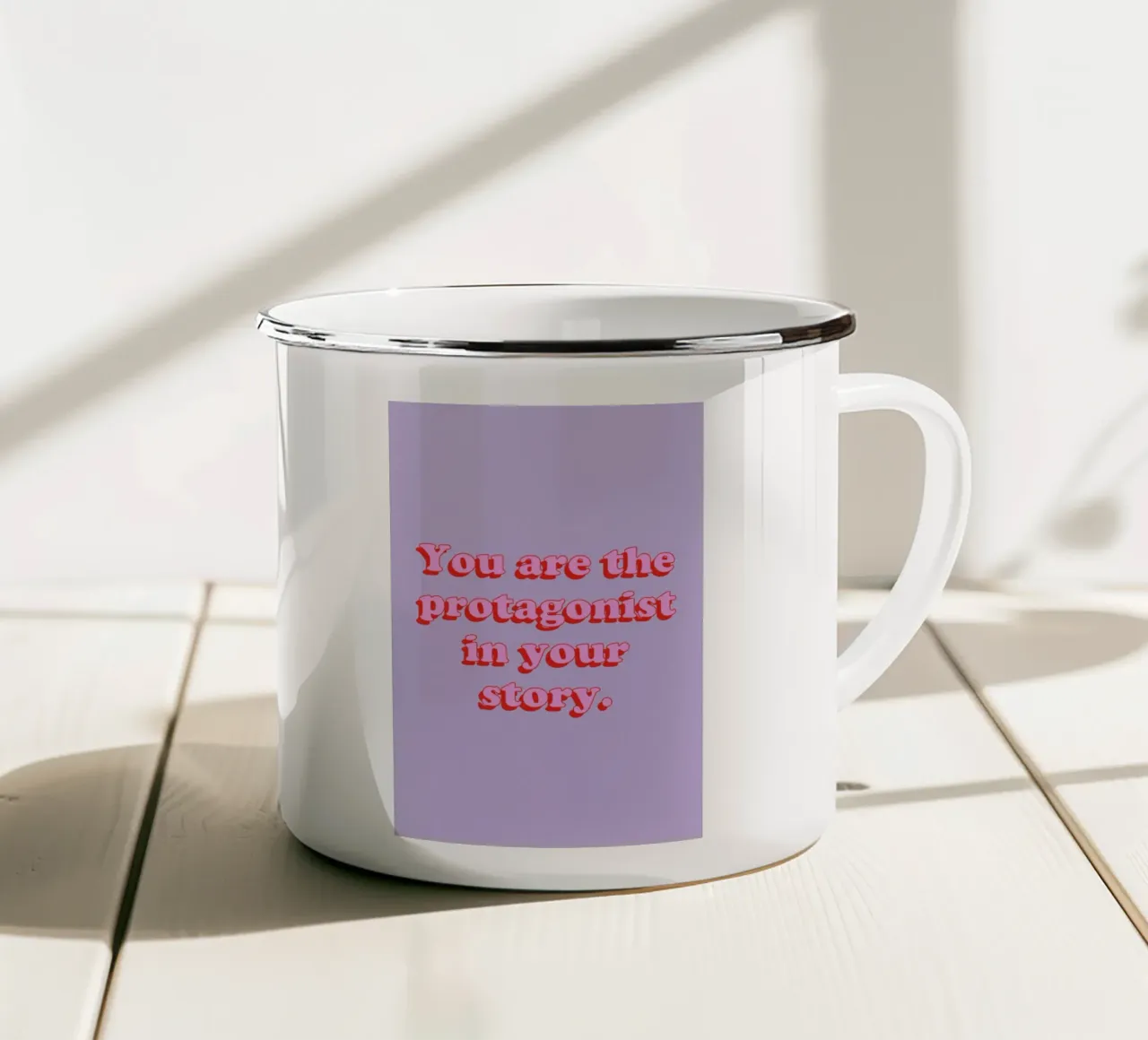 You Are The Protagonist tazza in smalto da Studio One