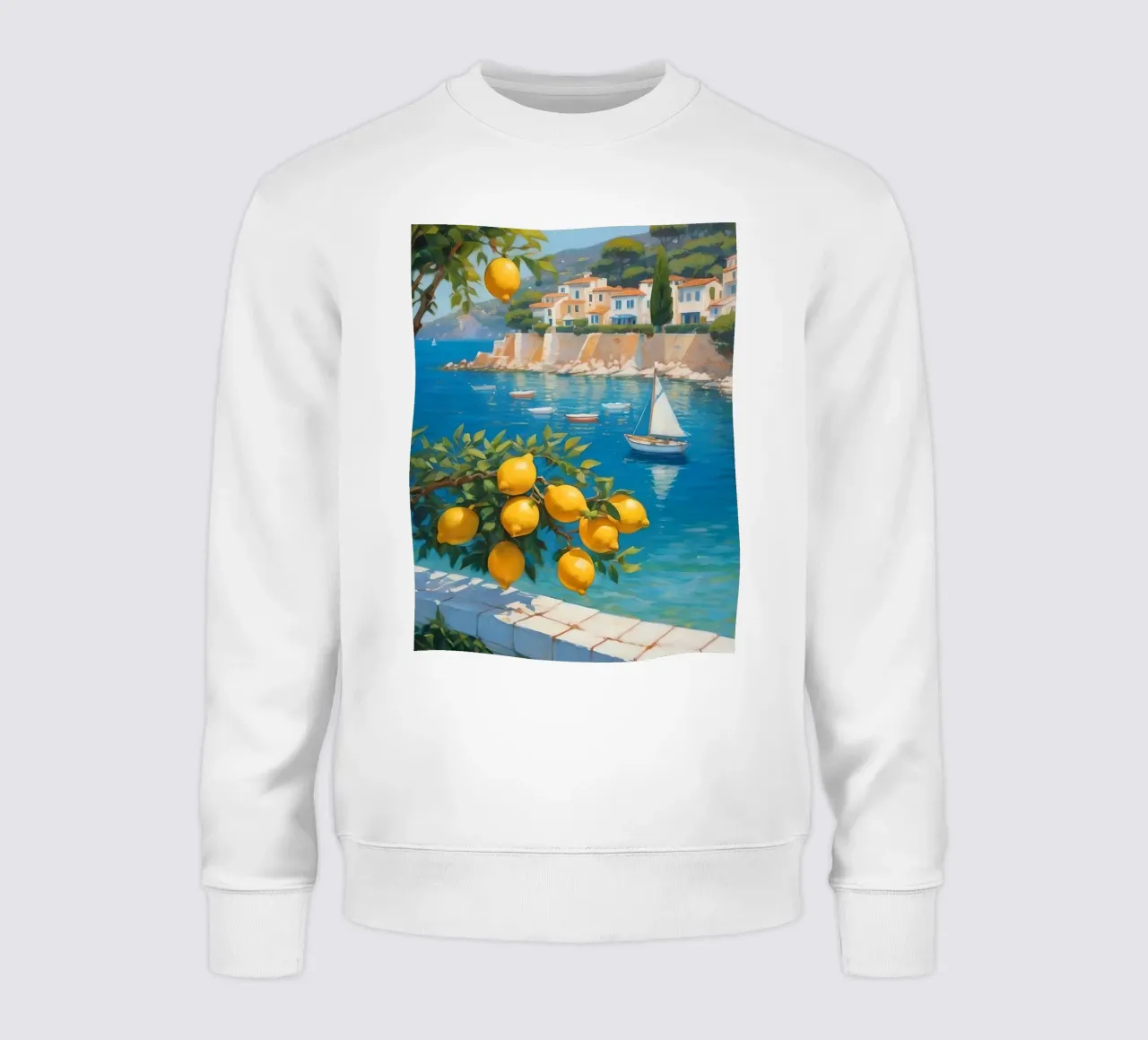 Lemon Days in Capri felpa da Indigo Rain