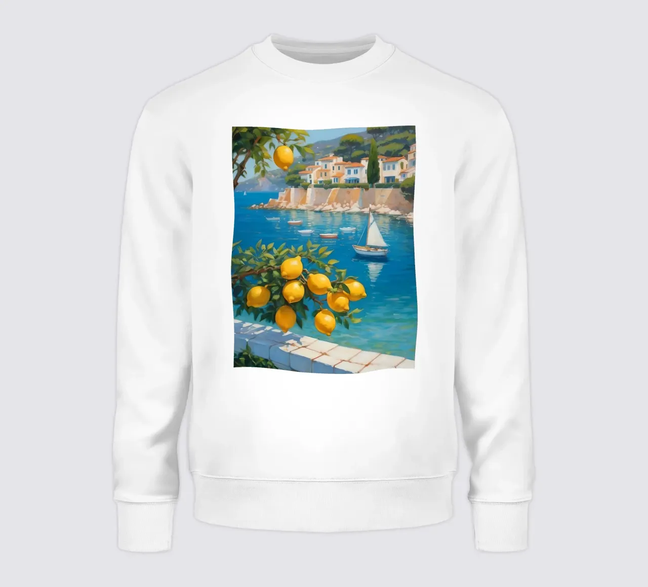 Lemon Days in Capri felpa da Indigo Rain