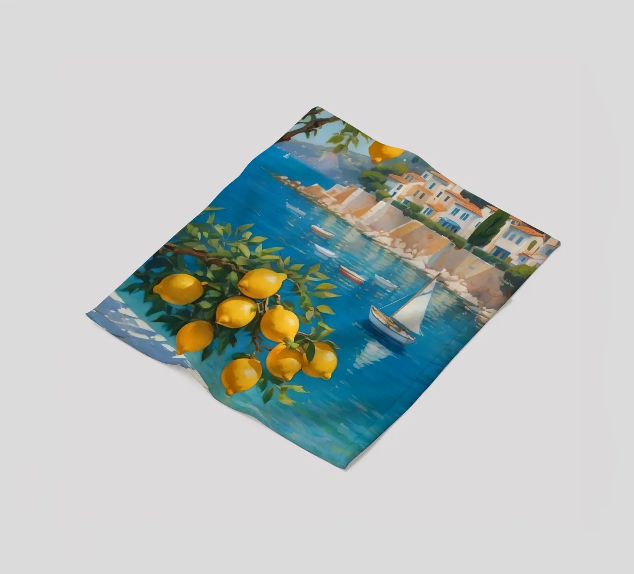 Lemon Days in Capri coperta in pile da Indigo Rain