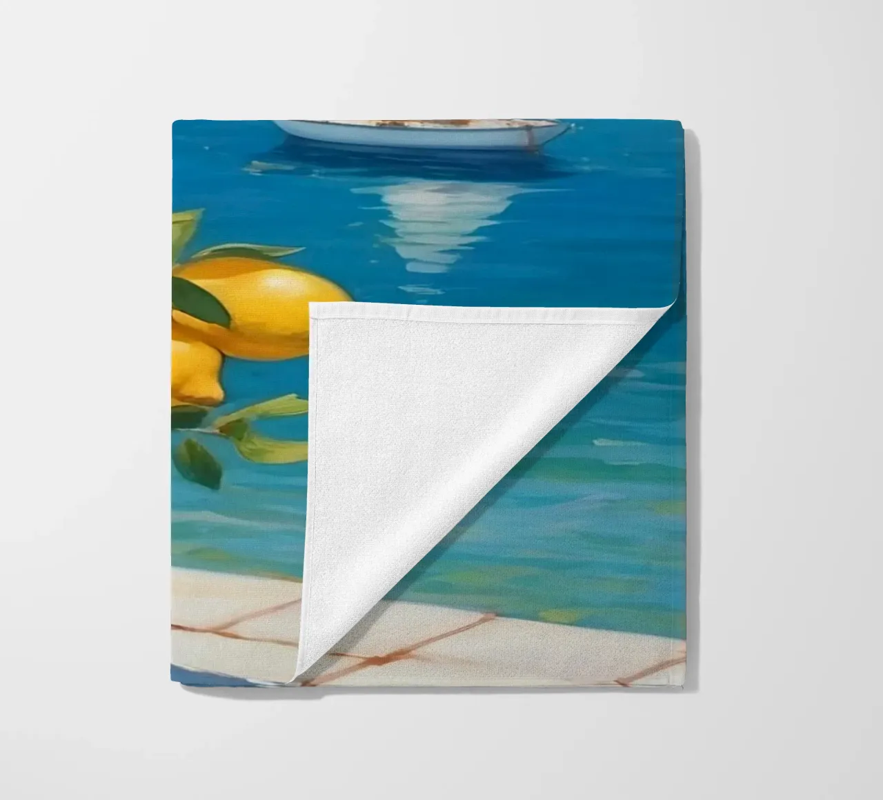 Lemon Days in Capri telo mare da Indigo Rain