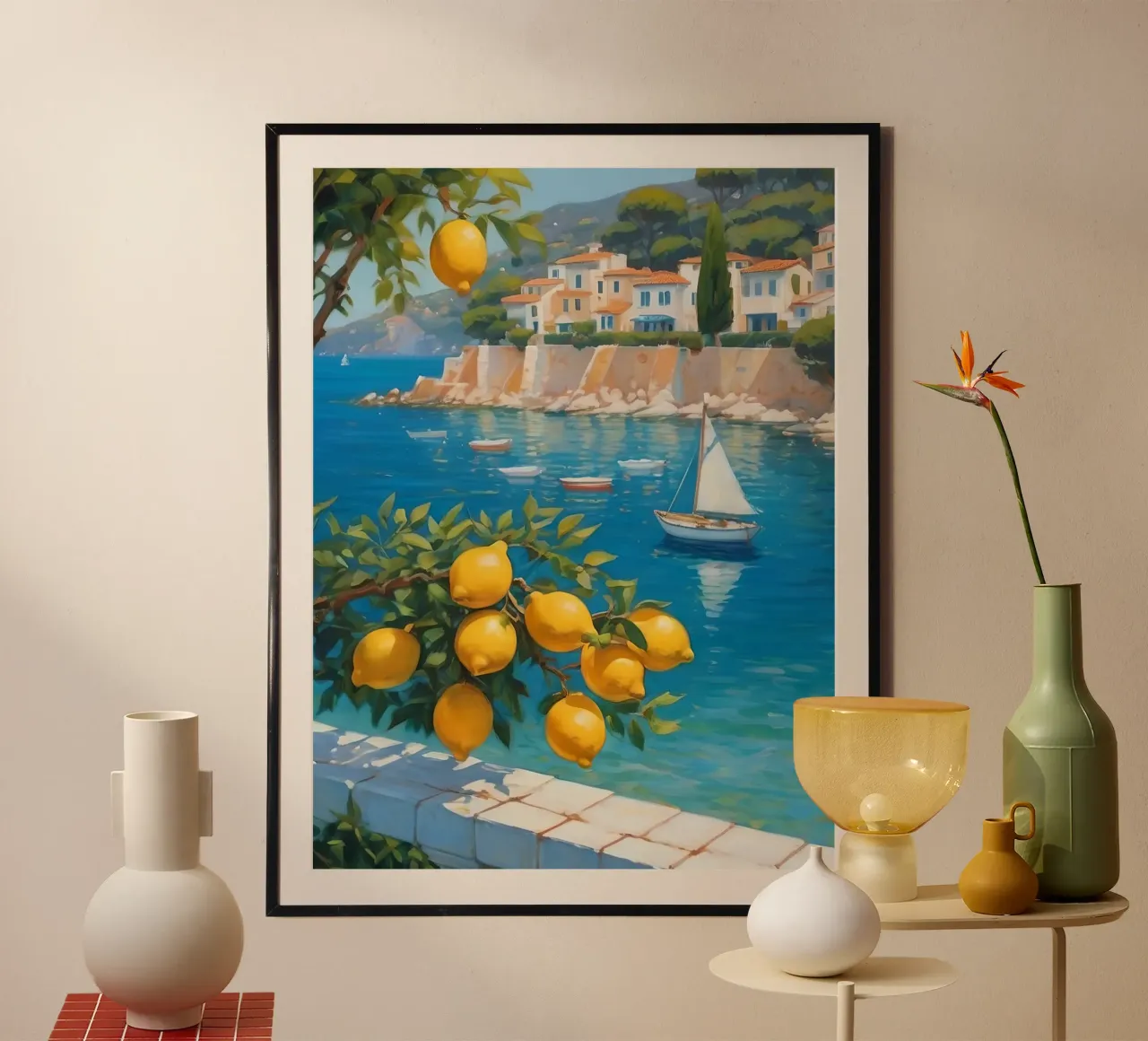 Lemon Days in Capri carta hahnemühle da Indigo Rain