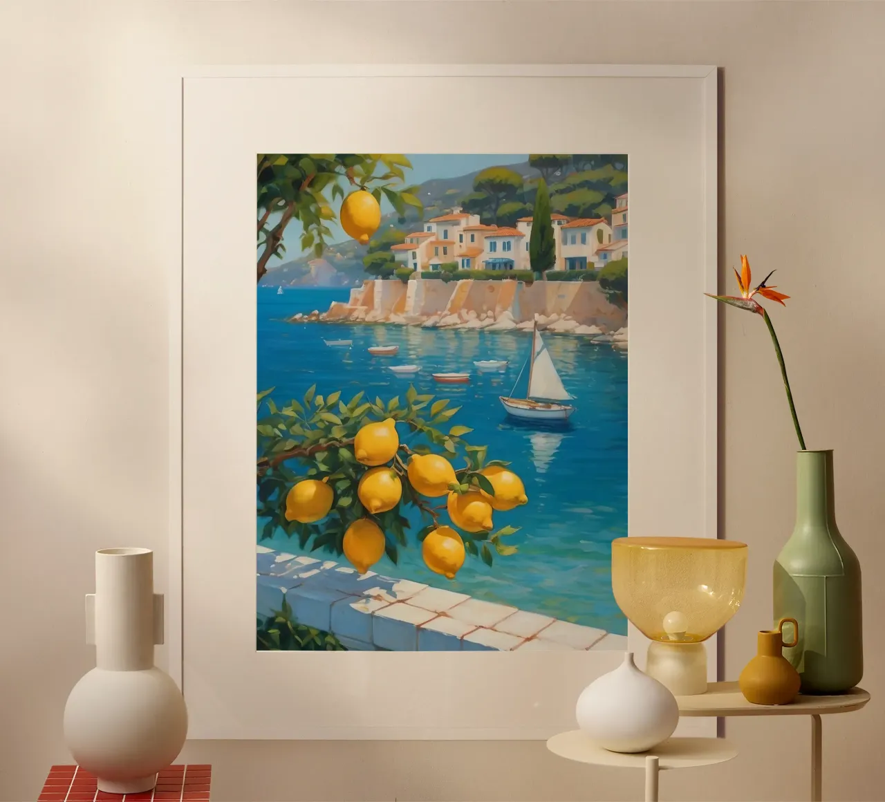 Lemon Days in Capri carta hahnemühle da Indigo Rain