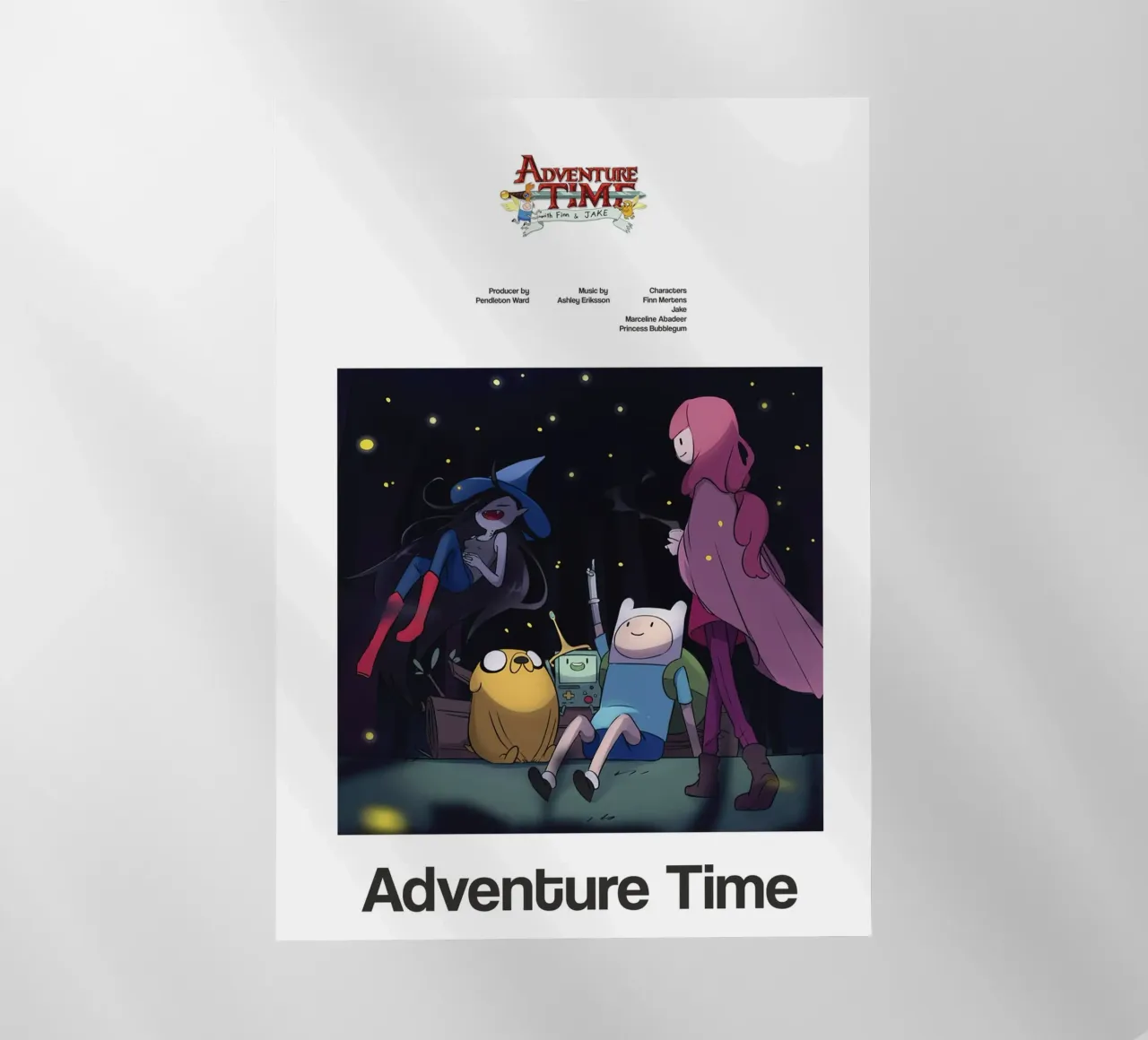 Adventure Time pellicola backlit da The Movie Wall