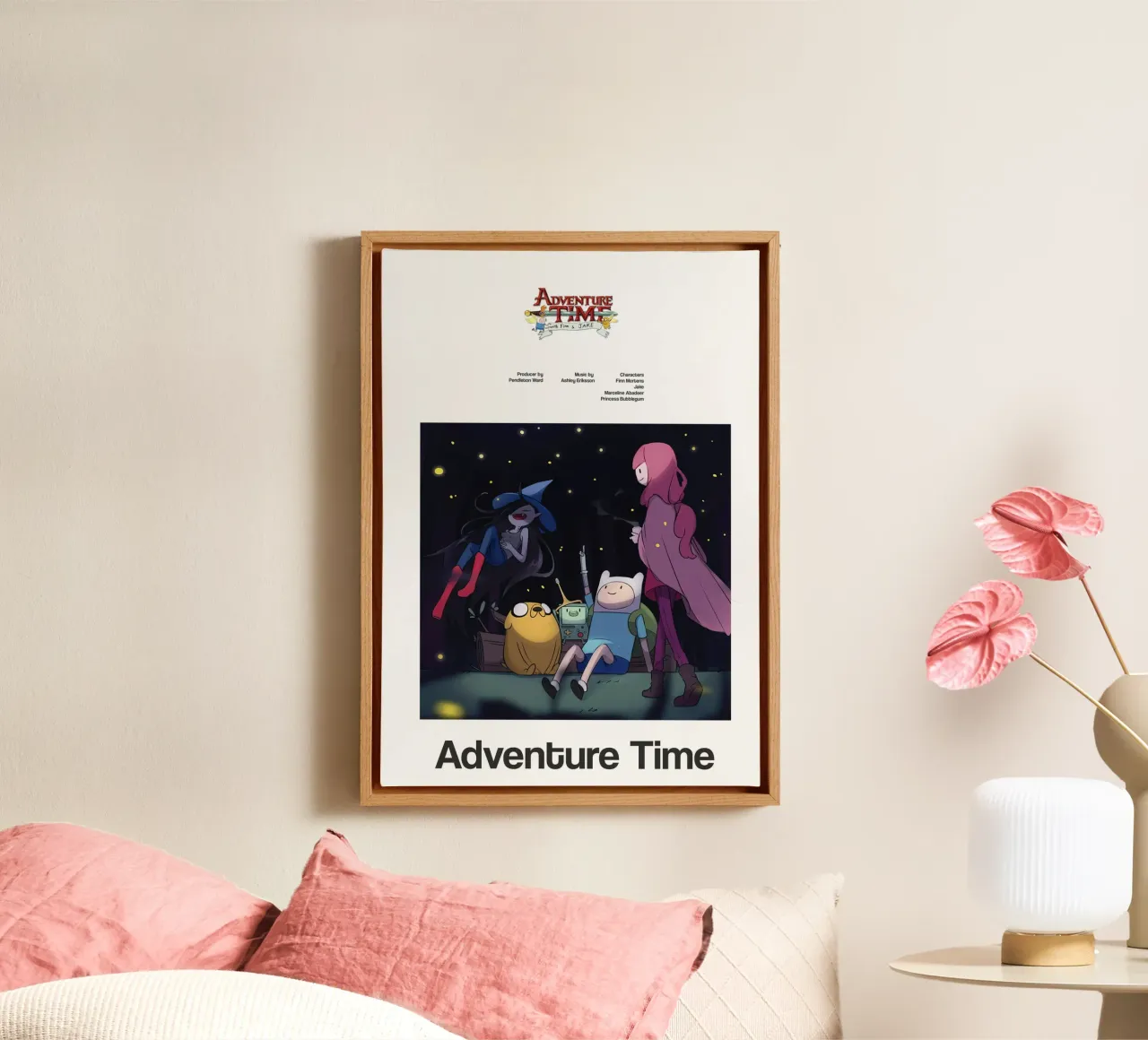 Adventure Time canvas with Floater frame by 🎞 The Movie Wall