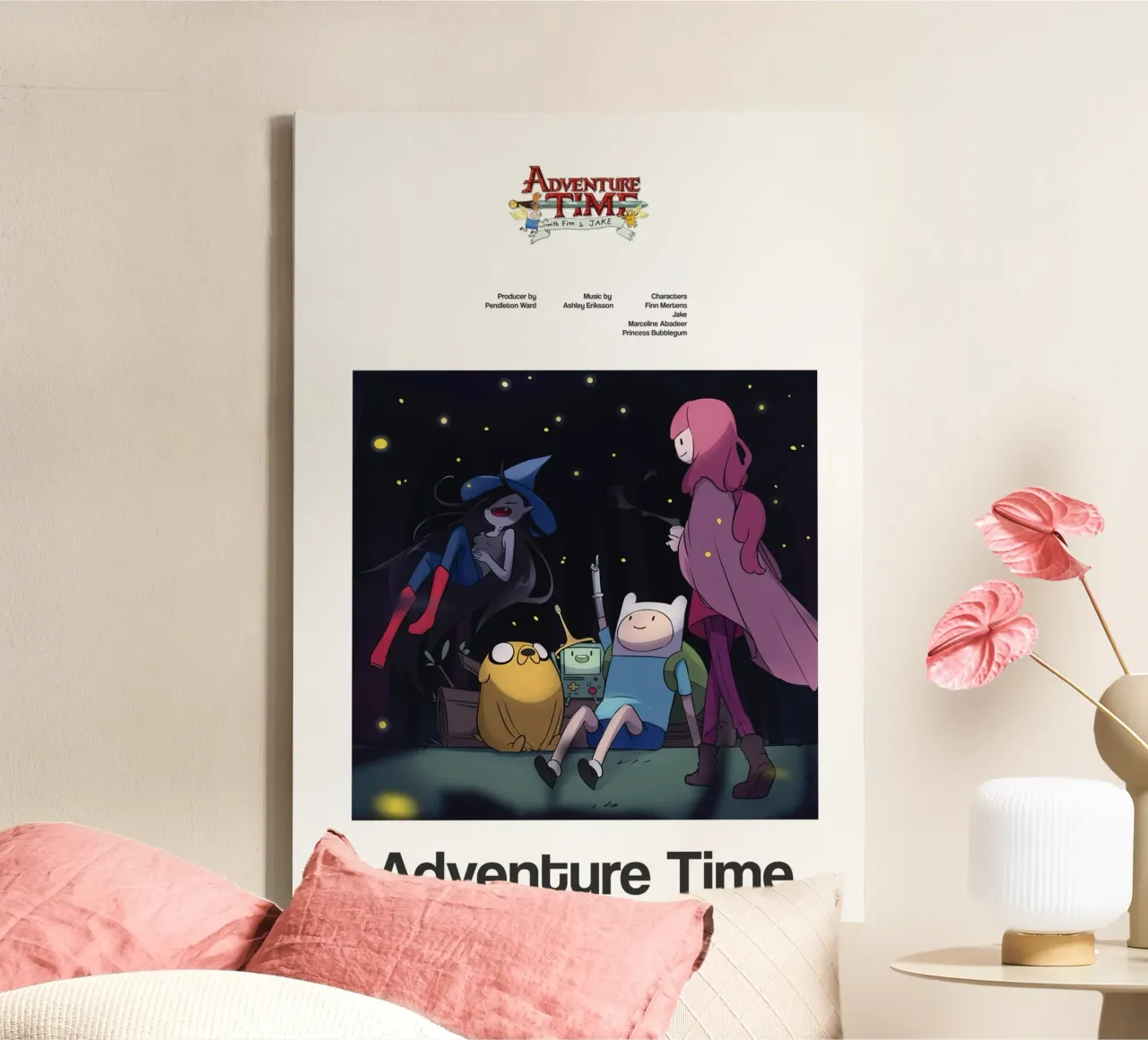 Adventure Time canvas with Floater frame by 🎞 The Movie Wall