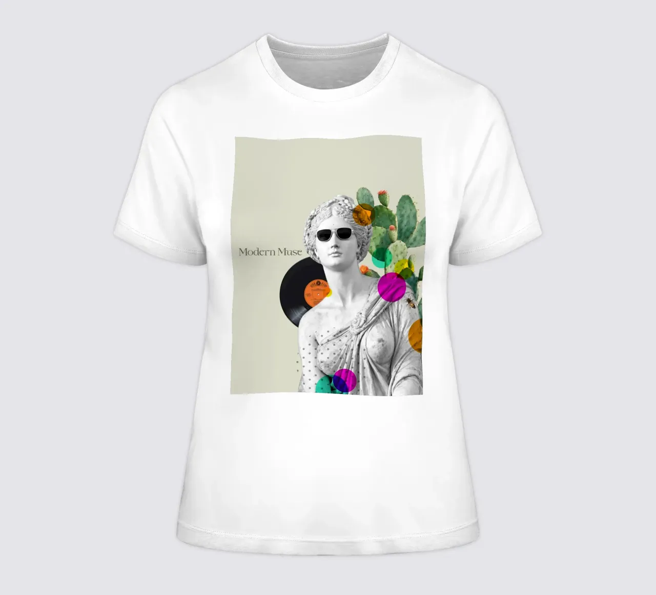 Modern Muse women's fitted t-shirt by Indigo Rain