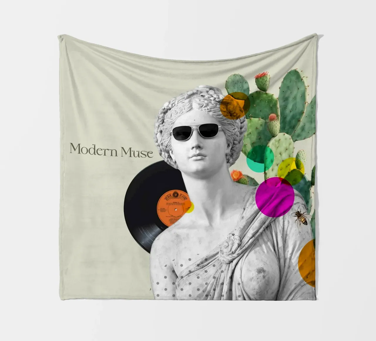 Modern Muse coperta in pile da Indigo Rain
