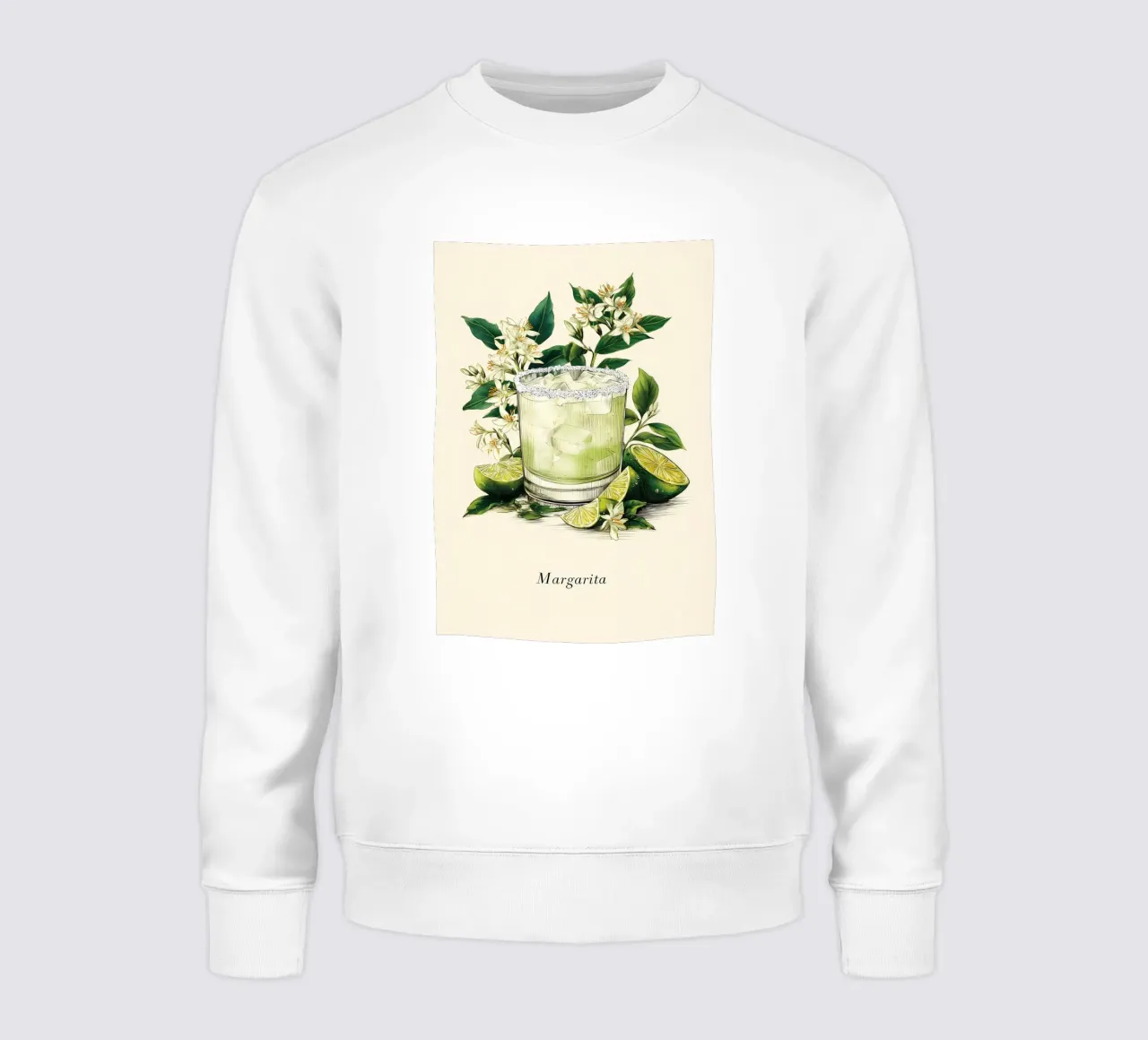 Estampado Botánico Margarita sudadera de Tipple Tales