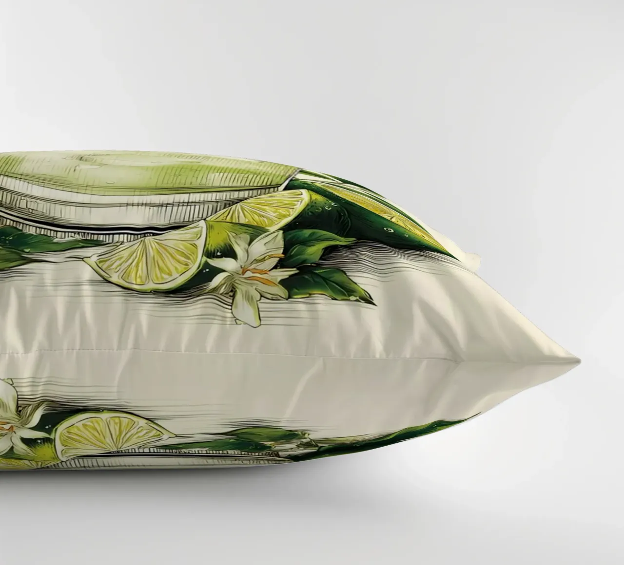 Botanical Margarita Print decorative cushion by Tipple Tales