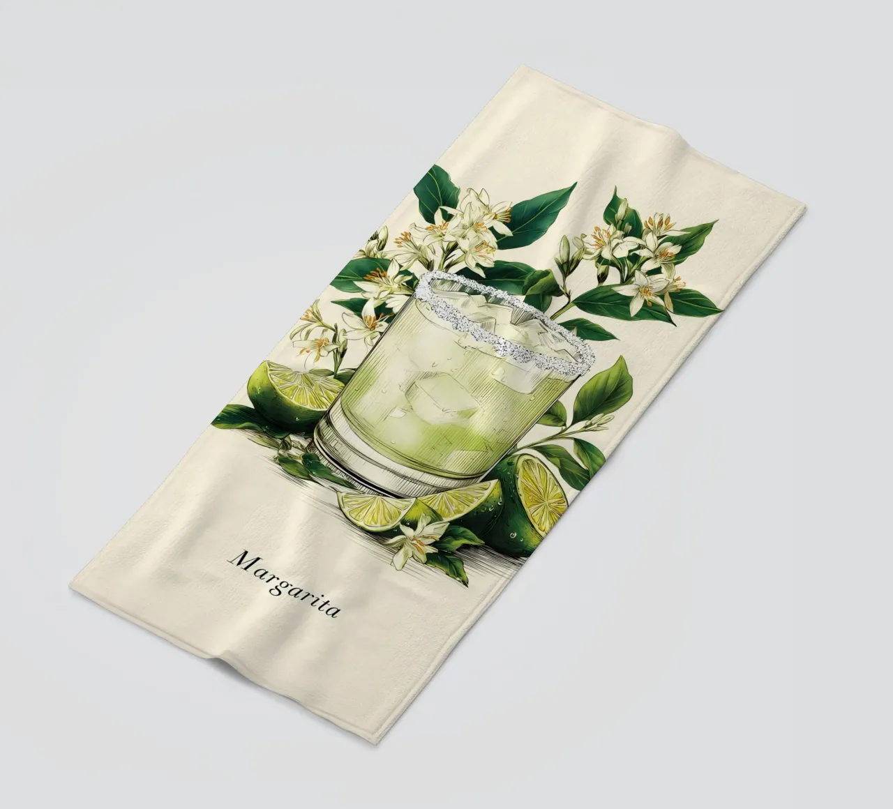 Imprimé Botanique Margarita serviette de plage de Tipple Tales