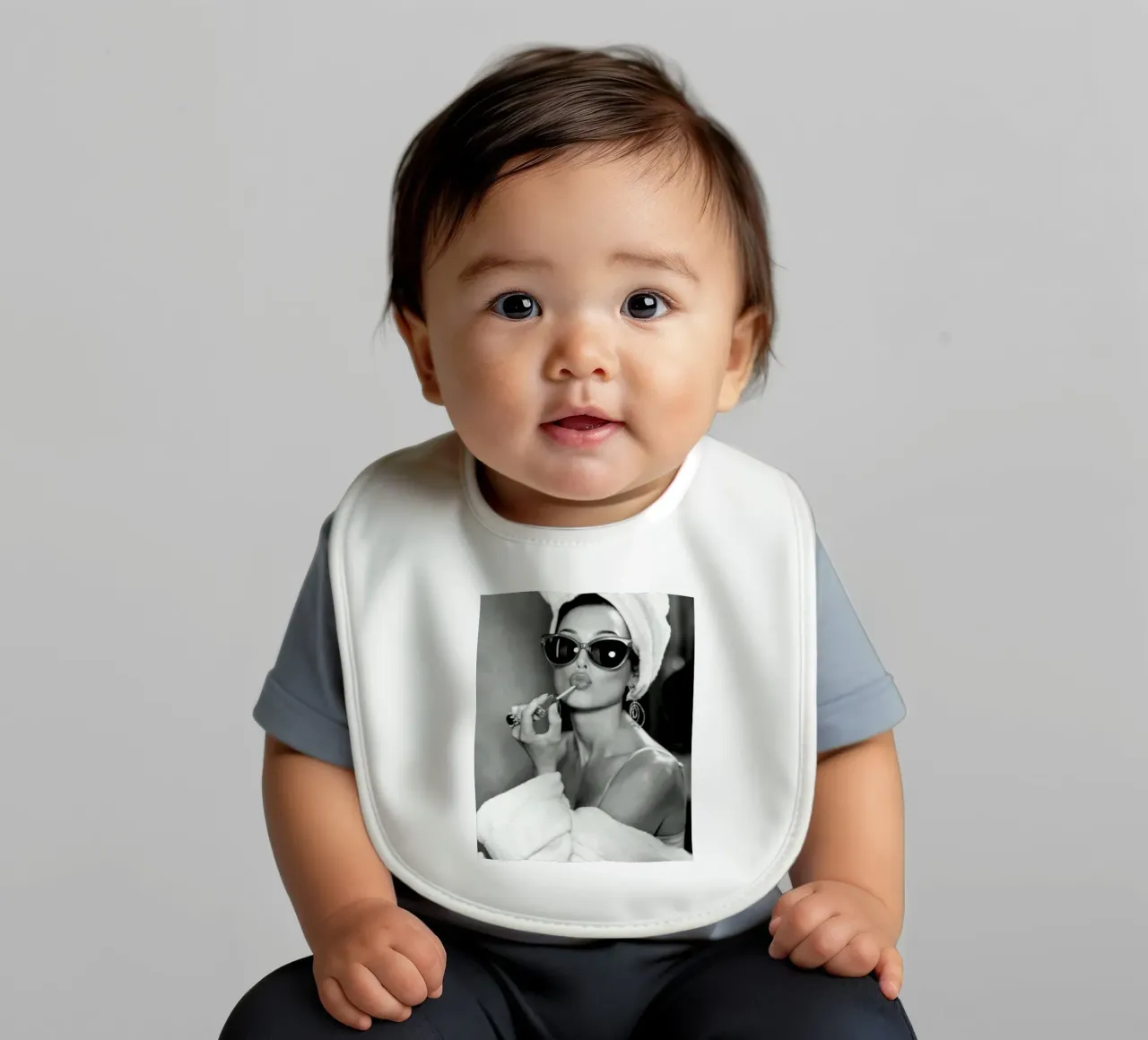 Labbra iconiche bavaglino da Alex happy shop