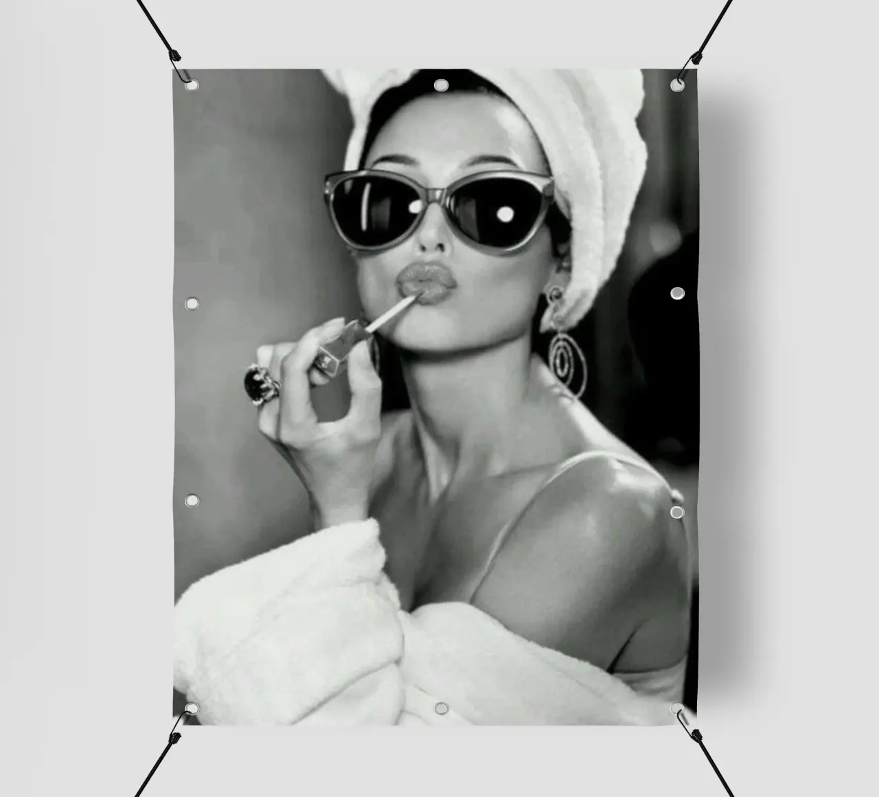 Labbra iconiche telo in pvc da Alex happy shop
