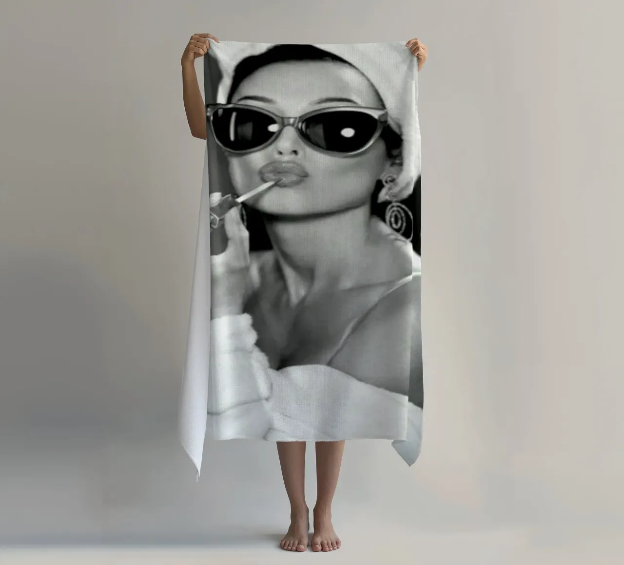 Labbra iconiche telo mare da Alex happy shop