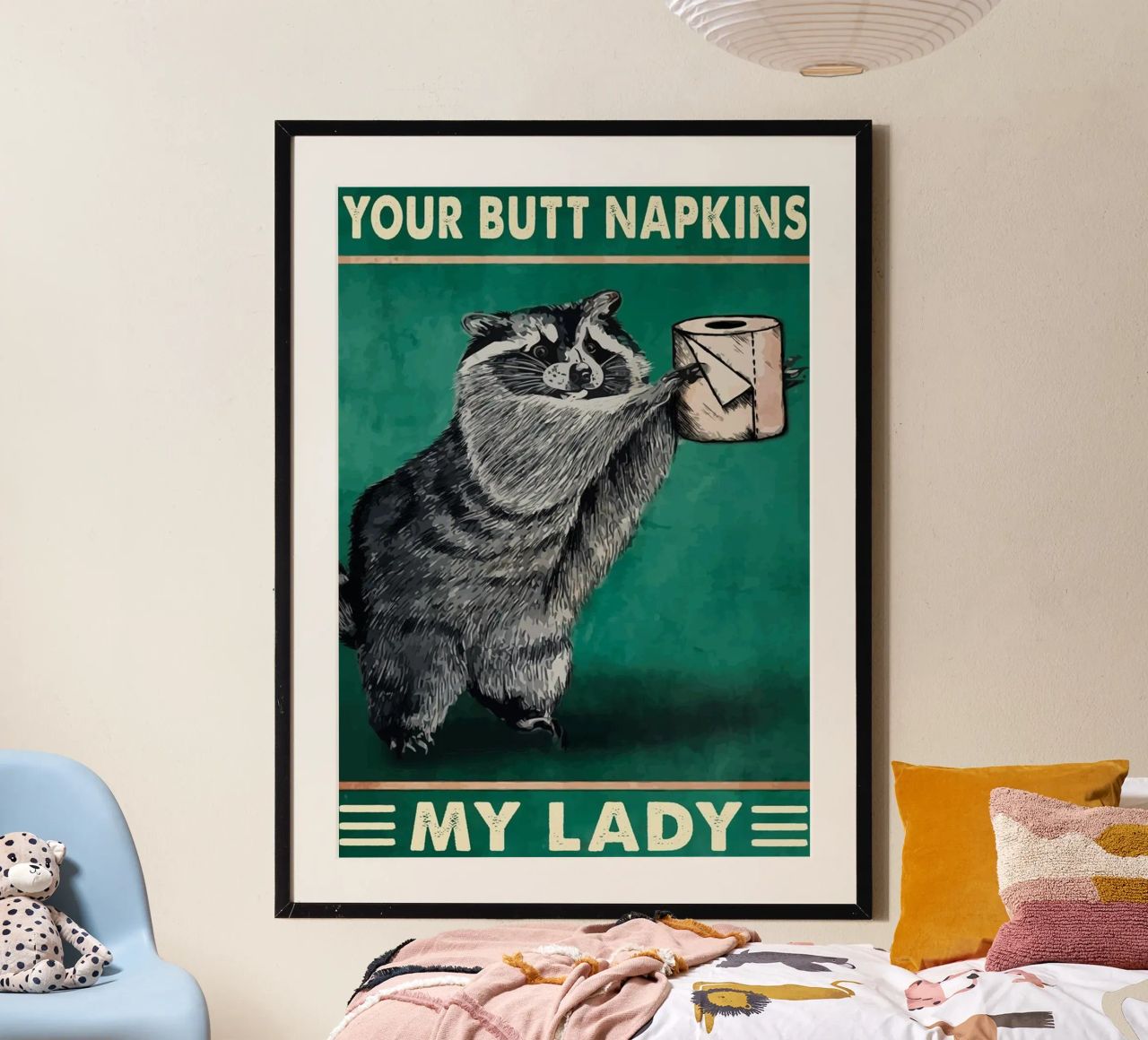 Ihr Hintern Servietten Mylady Poster von Witon name shop