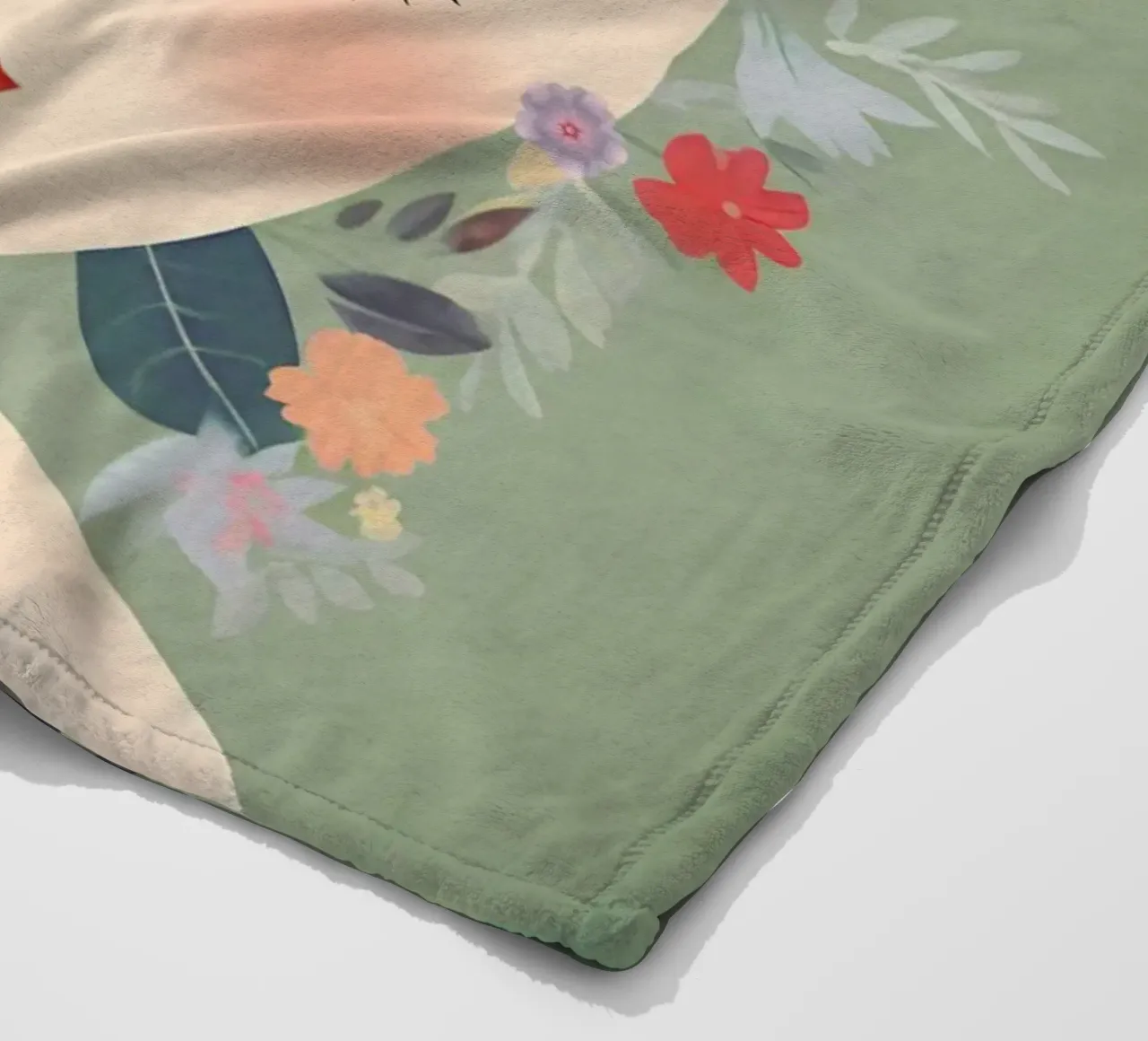 Fiori carini Frida coperta in pile da Carinaprint
