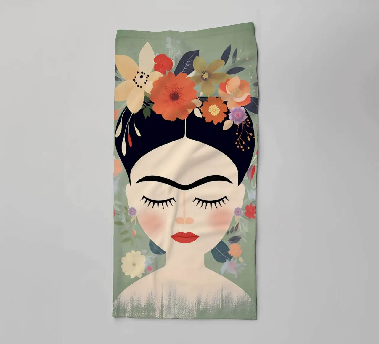 Fiori carini Frida asciugamano da bagno da Carinaprint