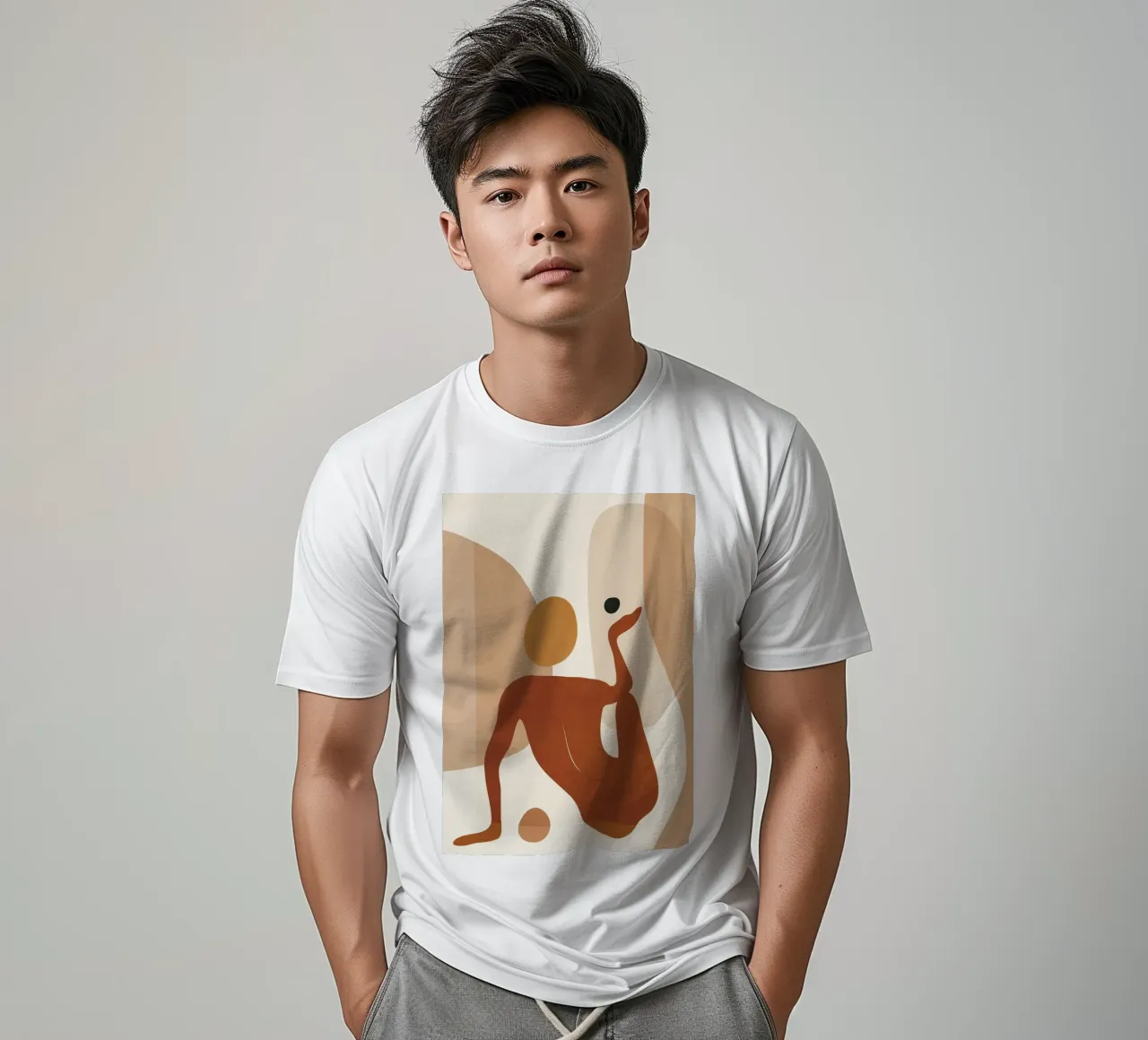 Minimal Abstract Form t-shirt van cityart