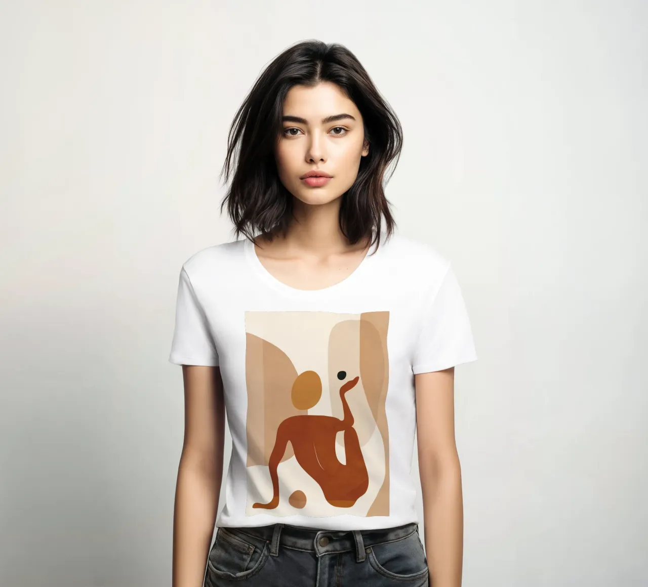 Minimal Abstract Form camiseta de mujer de cityart