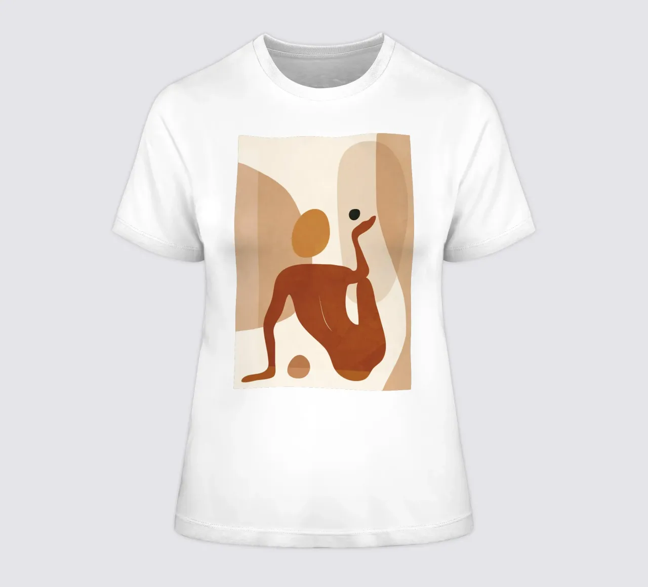 Minimal Abstract Form t-shirt da donna da cityart