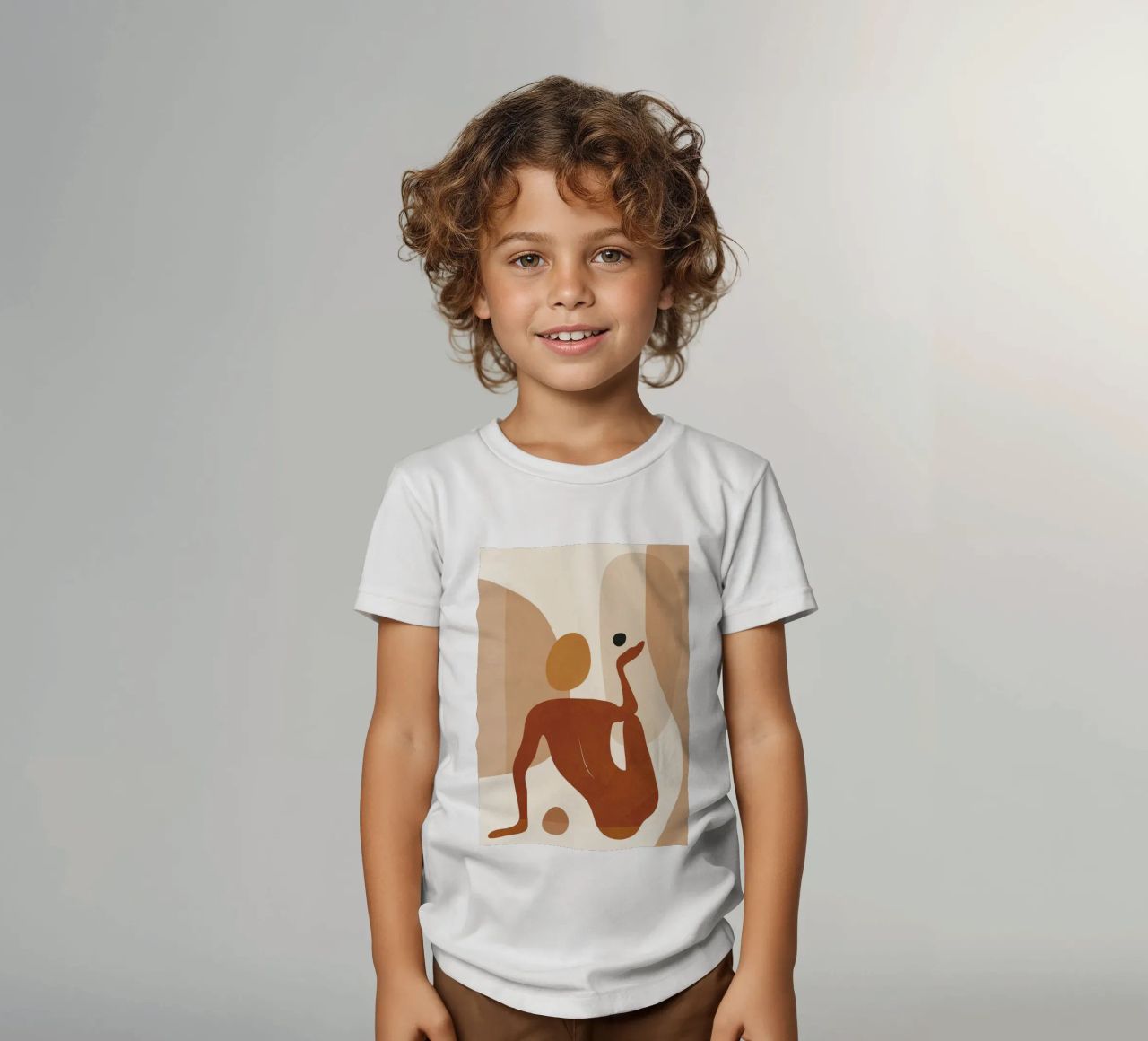 Minimal Abstract Form t-shirt bambini da cityart
