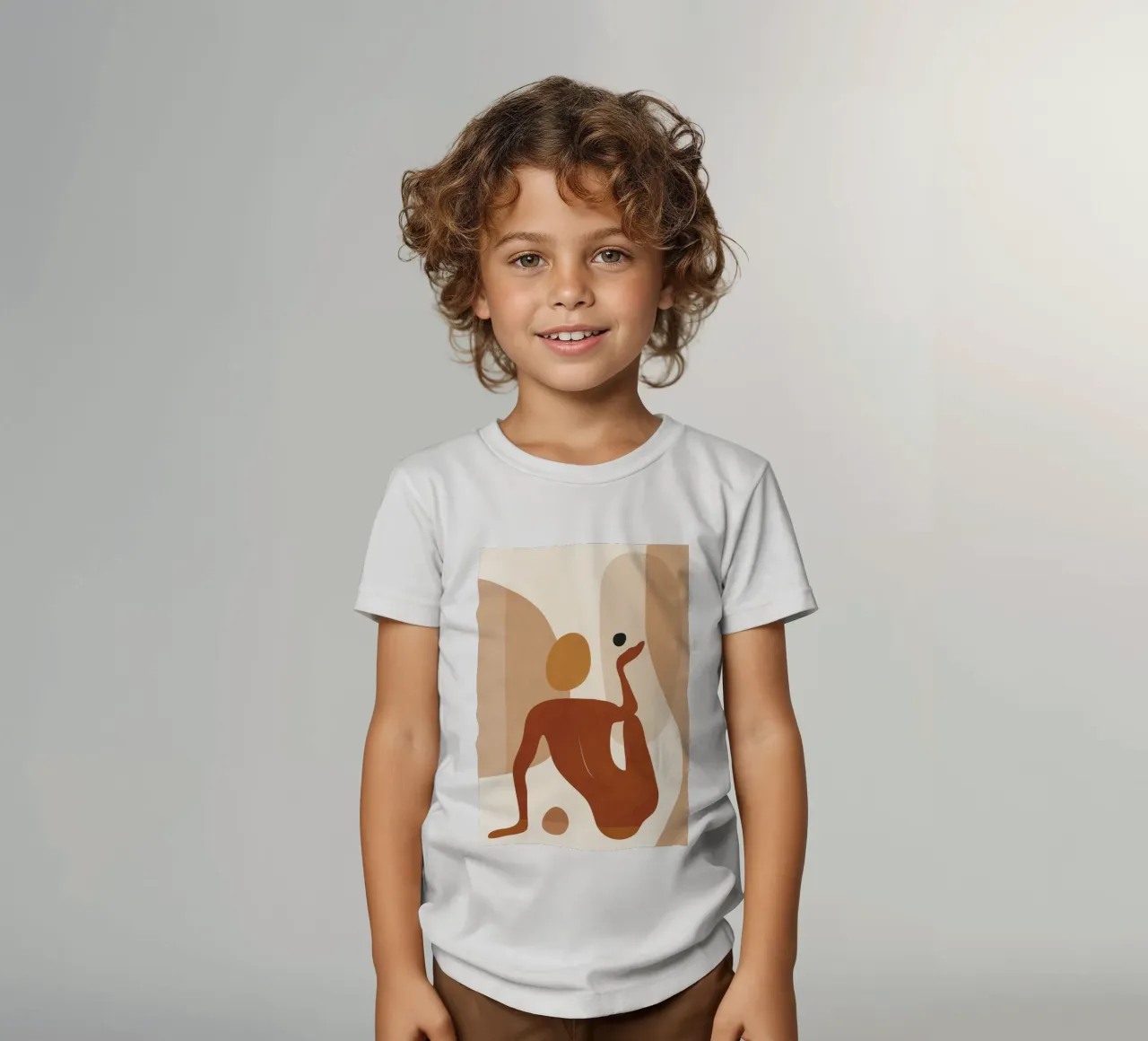 Minimal Abstract Form t-shirt bambini da cityart