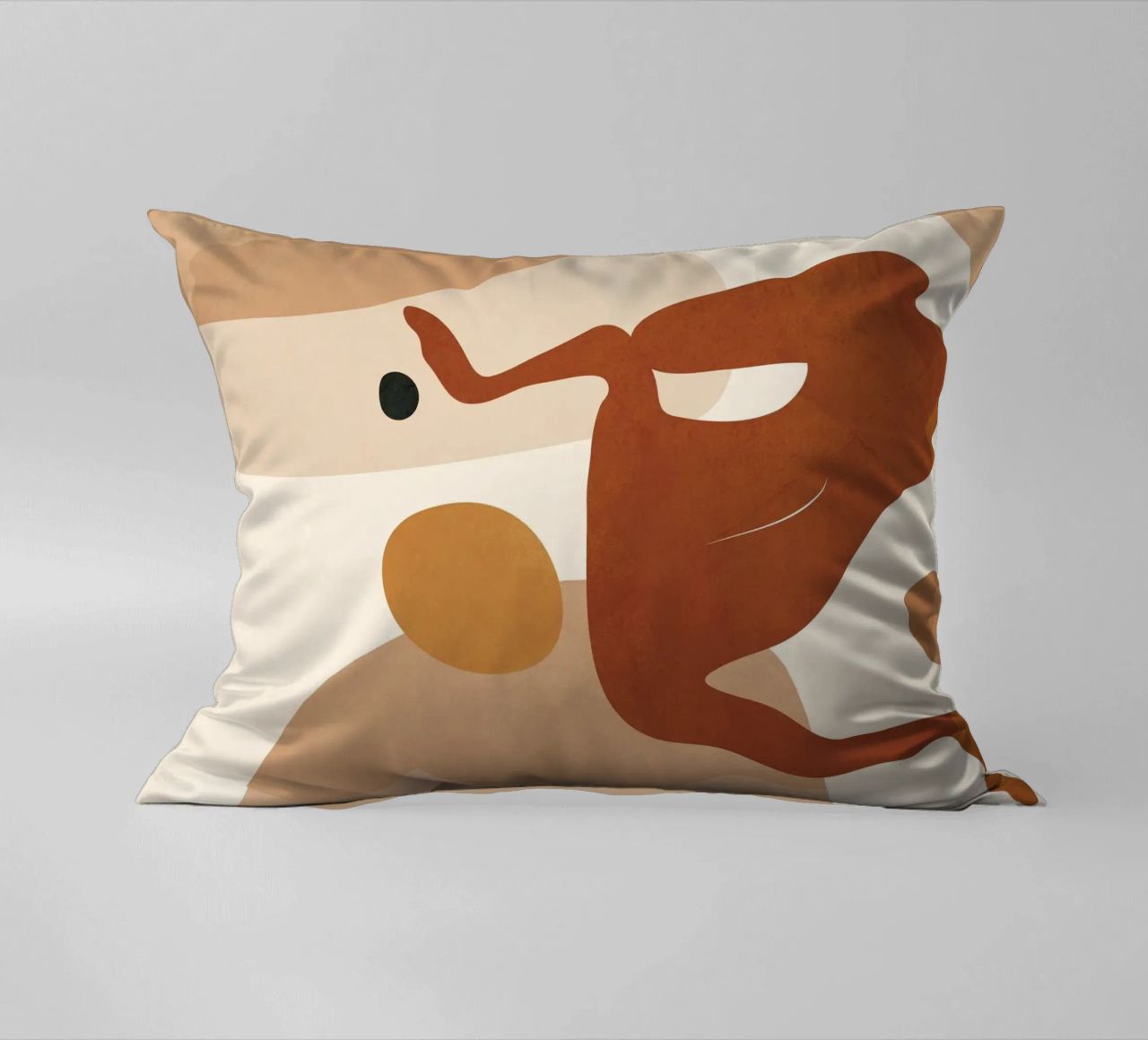 Minimal Abstract Form decorative cushion by cityart