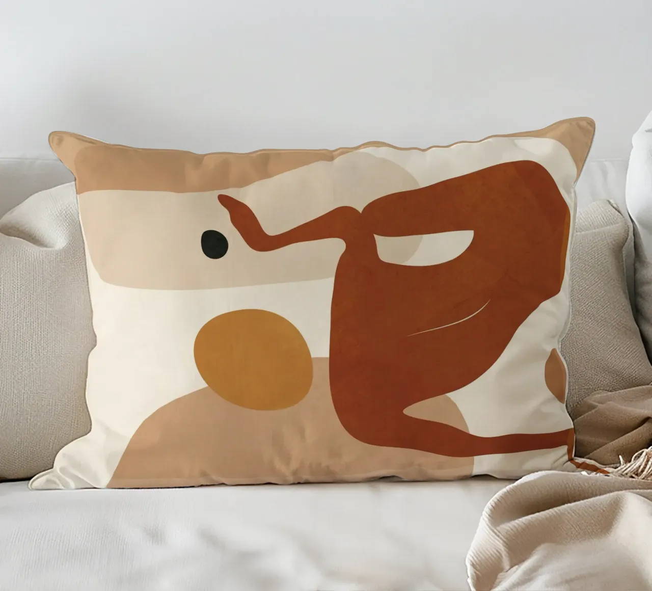 Minimal Abstract Form cuscino da cityart