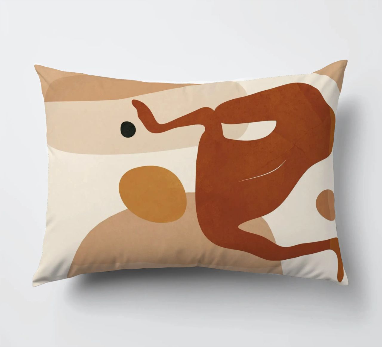 Minimal Abstract Form decorative cushion by cityart