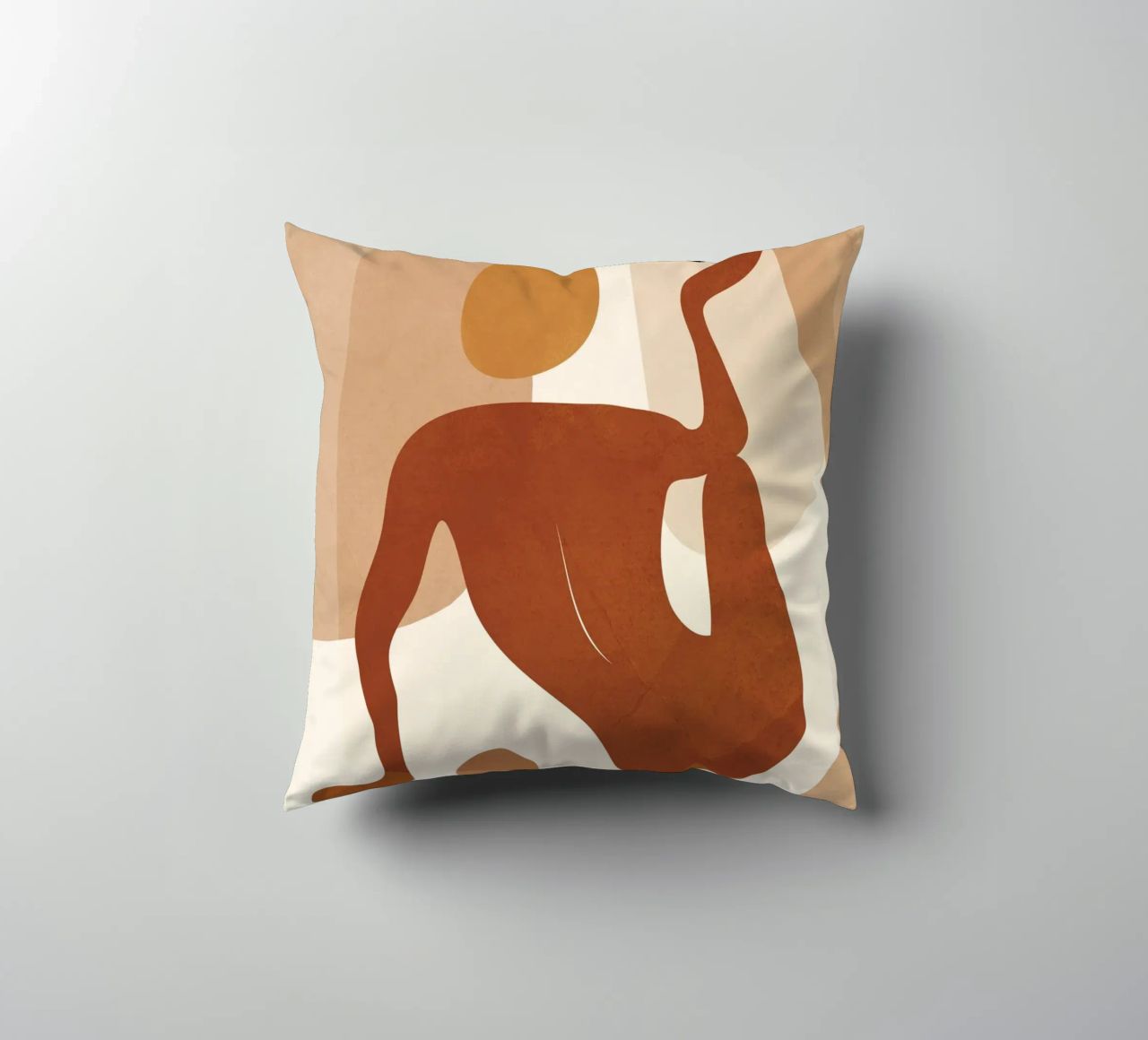 Minimal Abstract Form decorative cushion by cityart