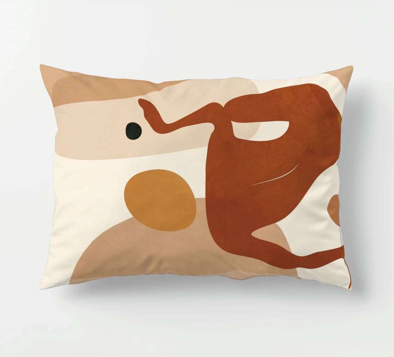 Minimal Abstract Form decorative cushion by cityart