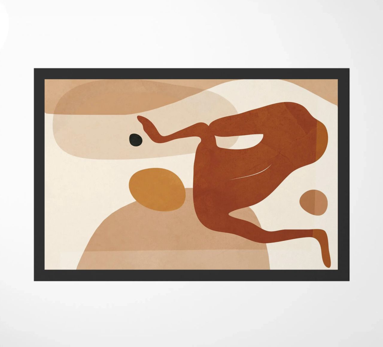 Minimal Abstract Form doormat by cityart