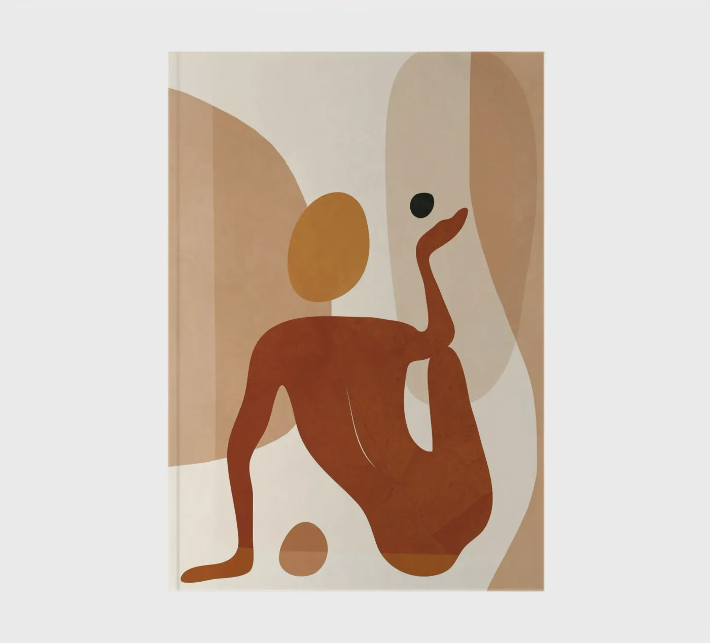 Minimal Abstract Form Notizbuch von cityart