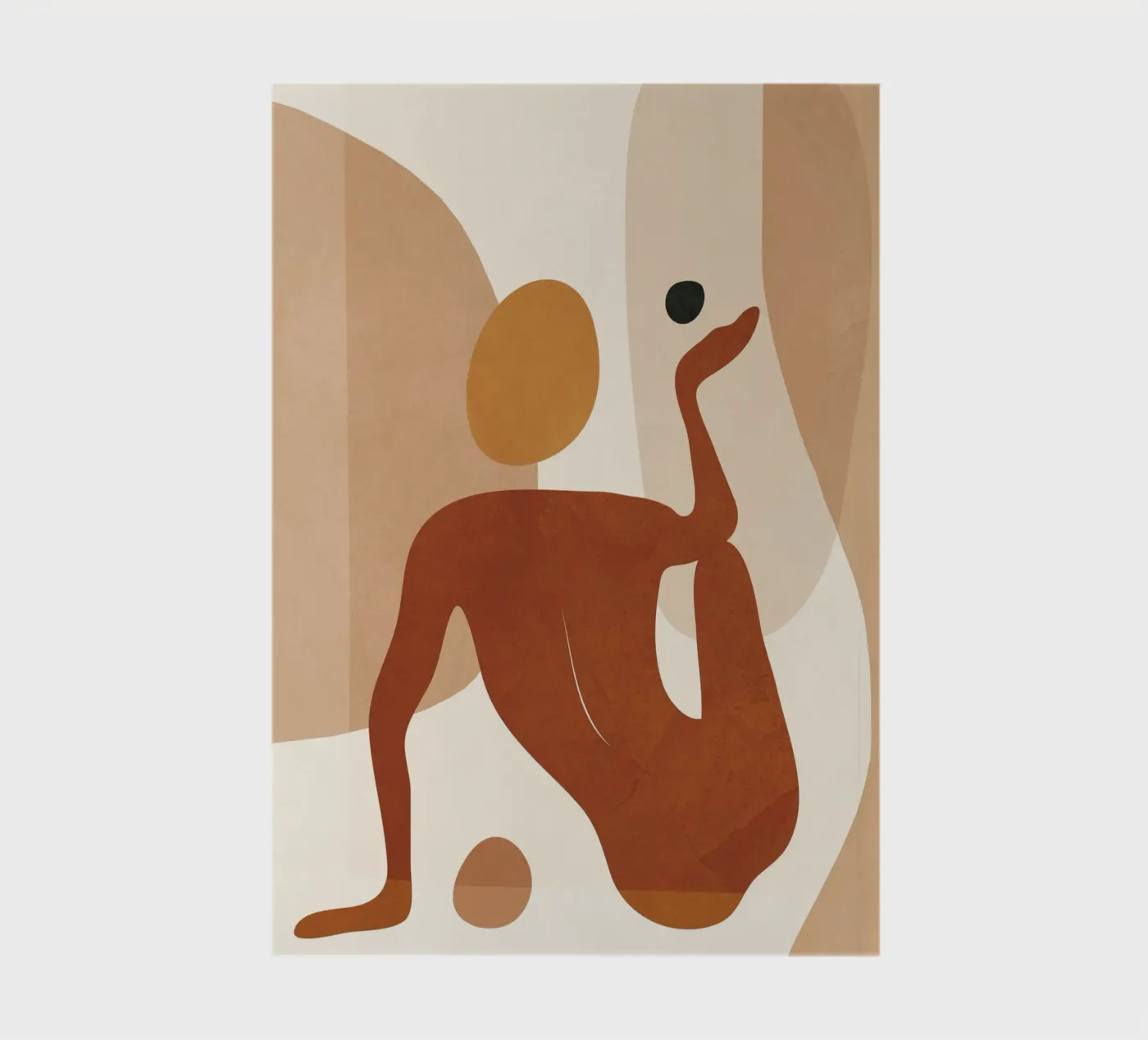 Minimal Abstract Form Notizbuch von cityart