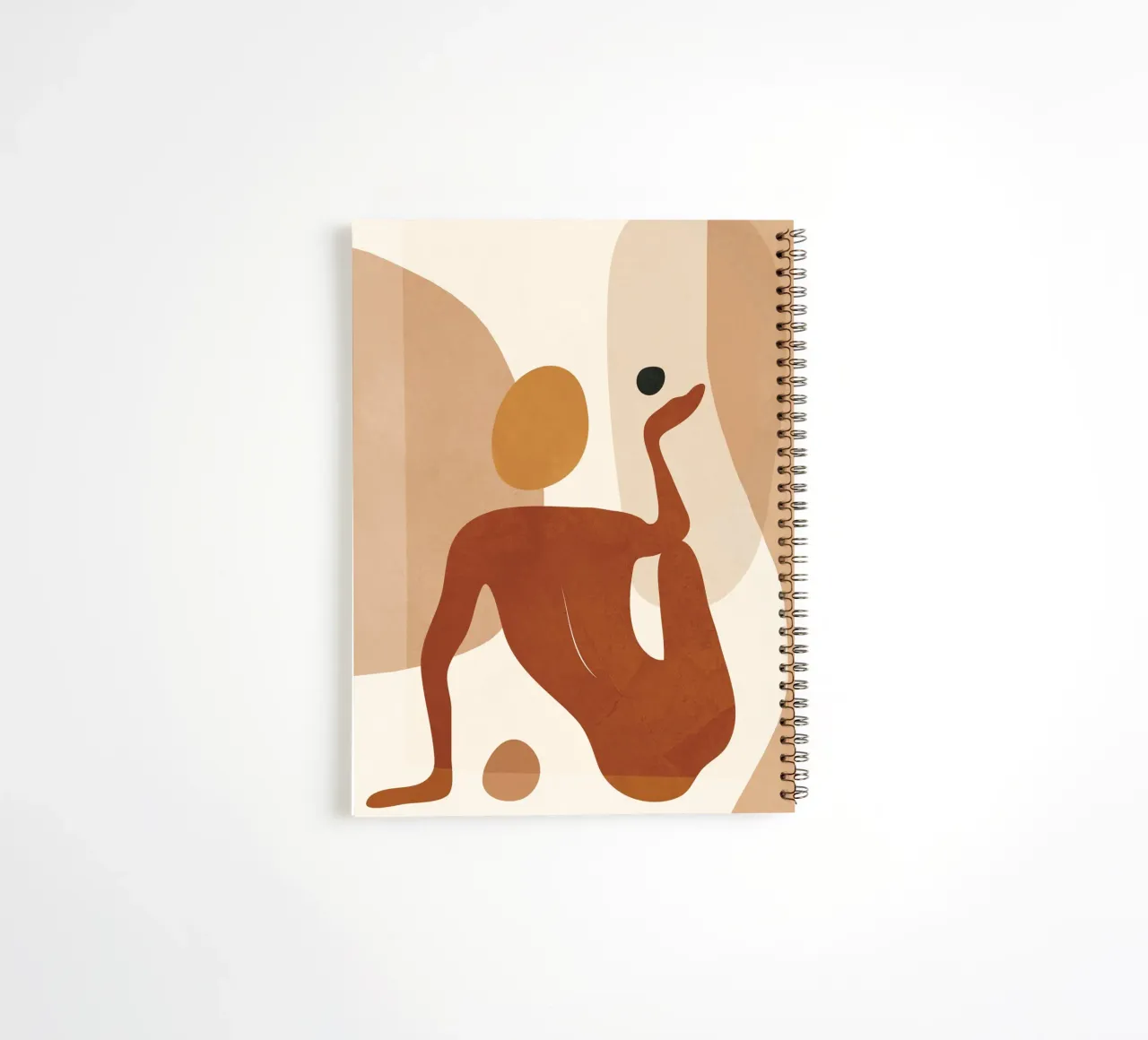 Minimal Abstract Form spiral notebook by cityart