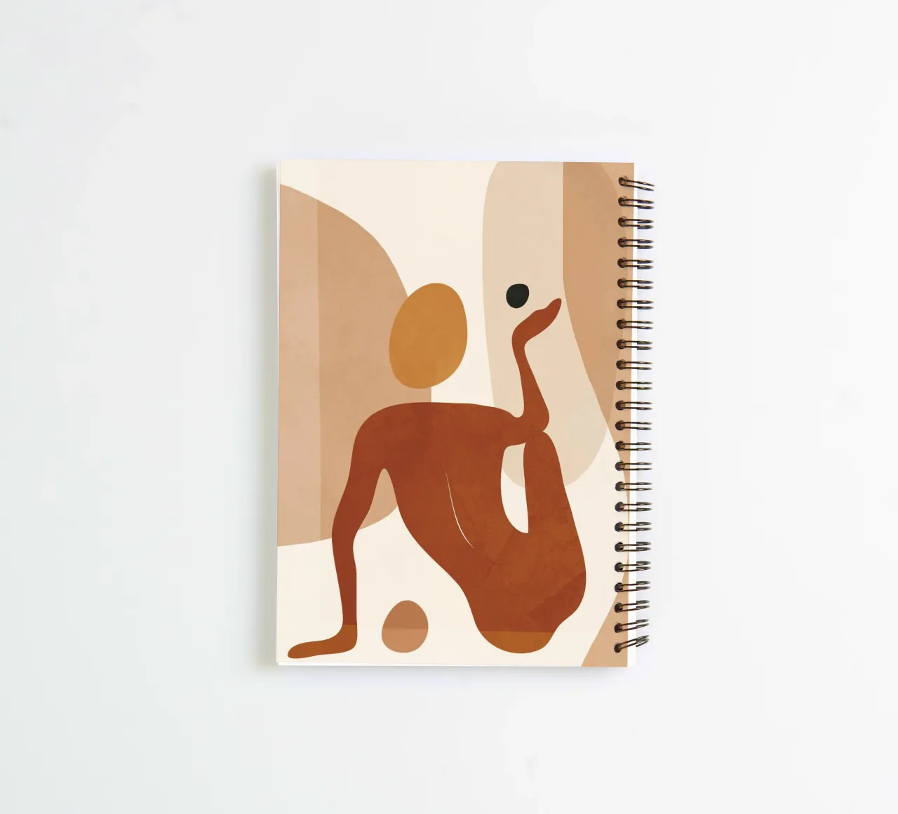 Minimal Abstract Form spiral notebook by cityart