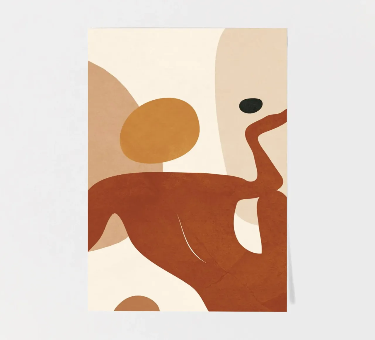 Minimal Abstract Form Stickerbogen von cityart