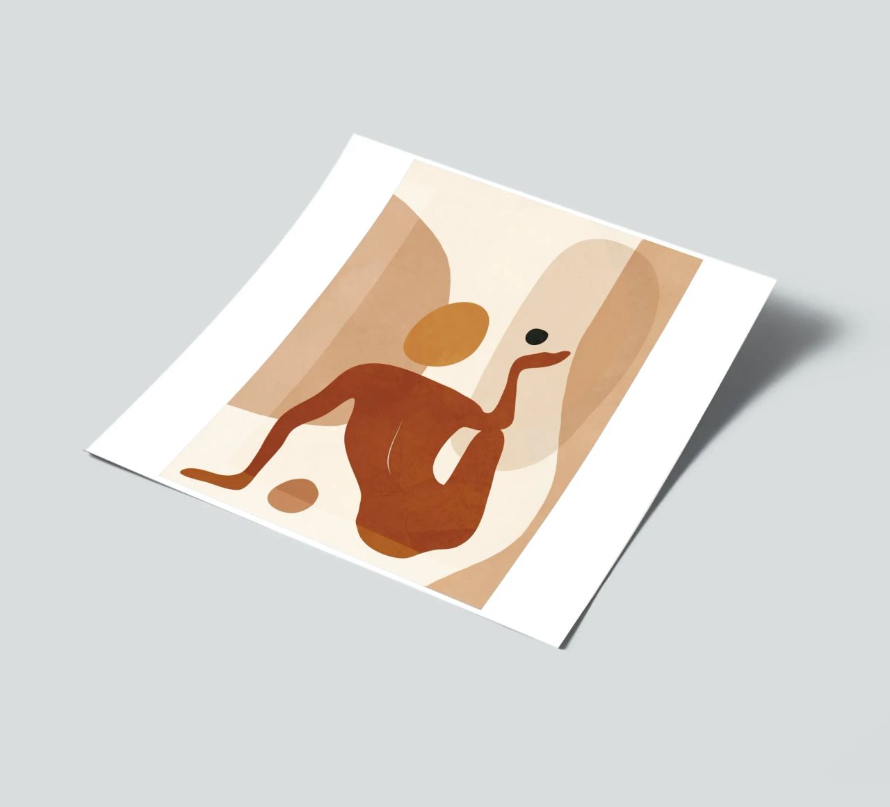 Minimal Abstract Form sticker sheet by cityart