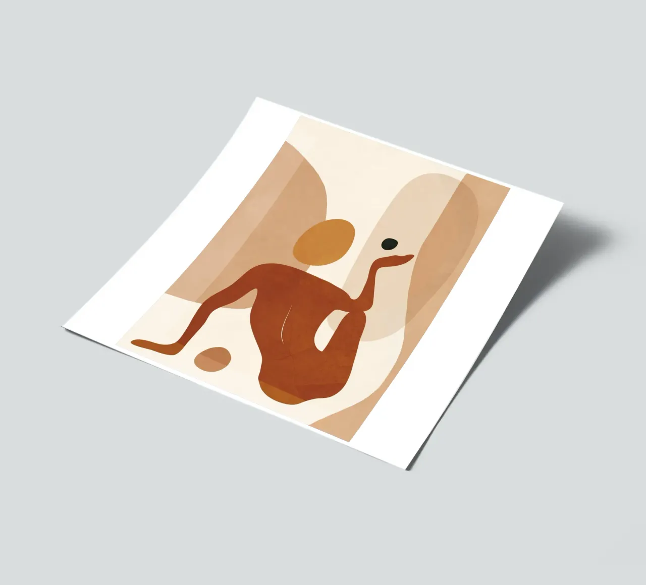 Minimal Abstract Form foglio adesivo da cityart