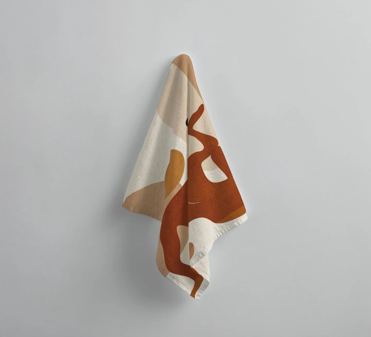 Minimal Abstract Form badhanddoek van cityart