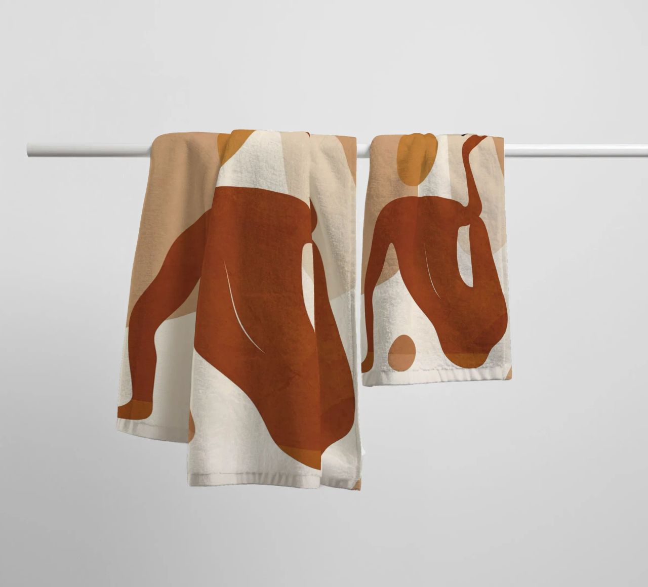 Minimal Abstract Form badhanddoek van cityart