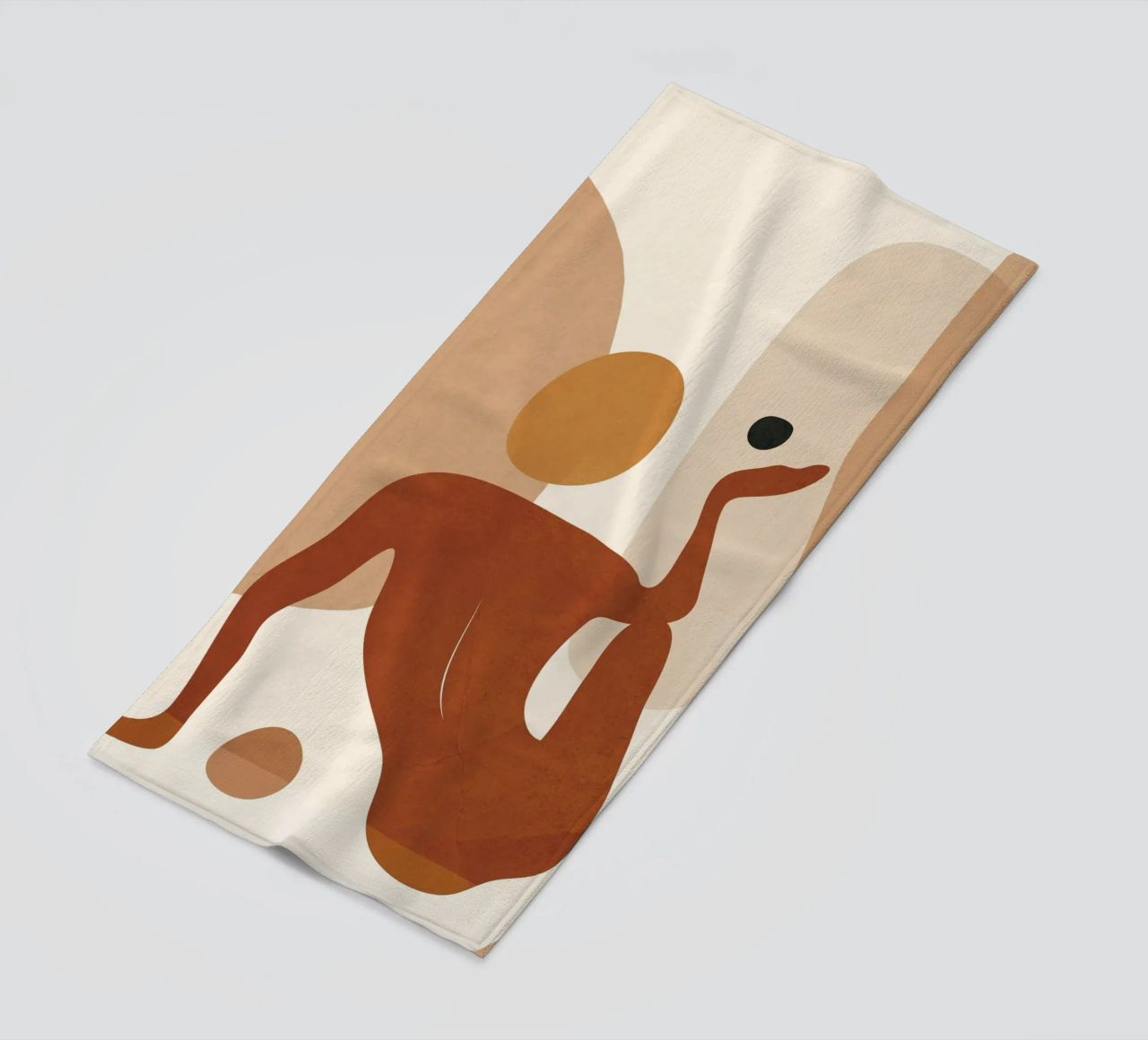 Minimal Abstract Form strandhanddoek van cityart