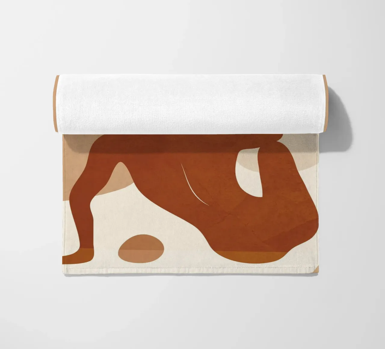 Minimal Abstract Form Strandtuch von cityart