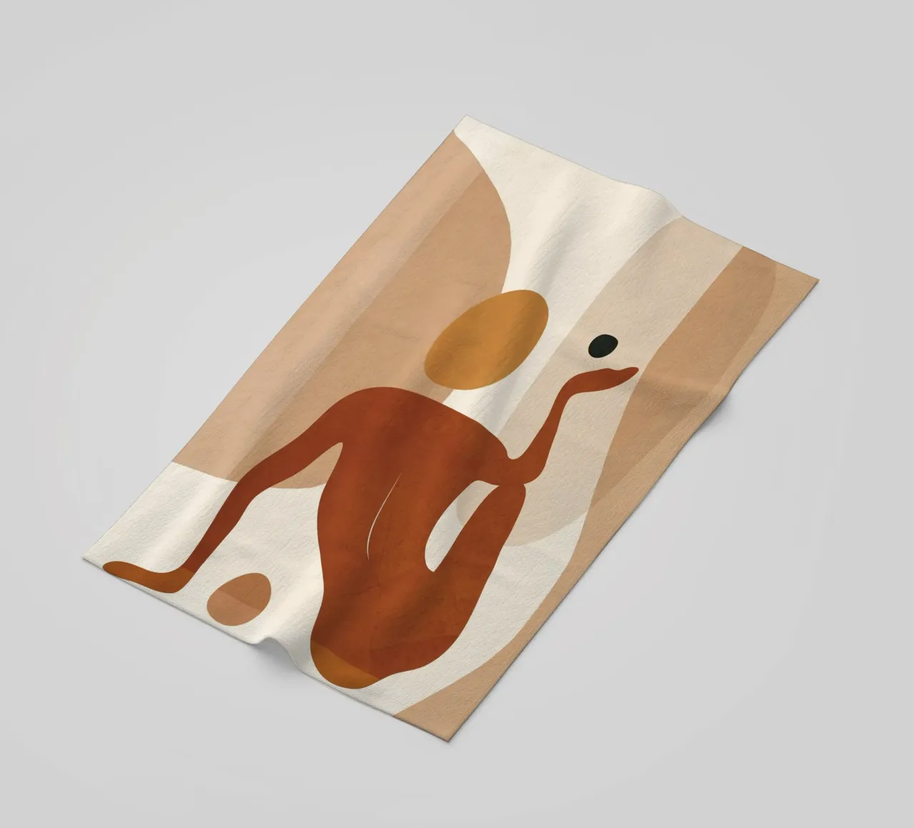 Minimal Abstract Form Strandtuch von cityart